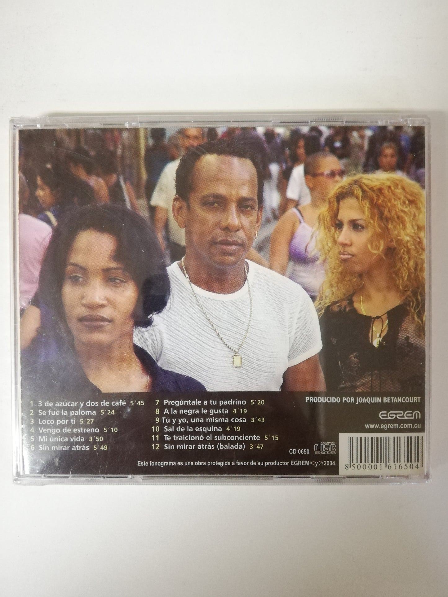 CD LEONEL LIMONTA Y AZUCAR NEGRA - SIN MIRAR ATRAS