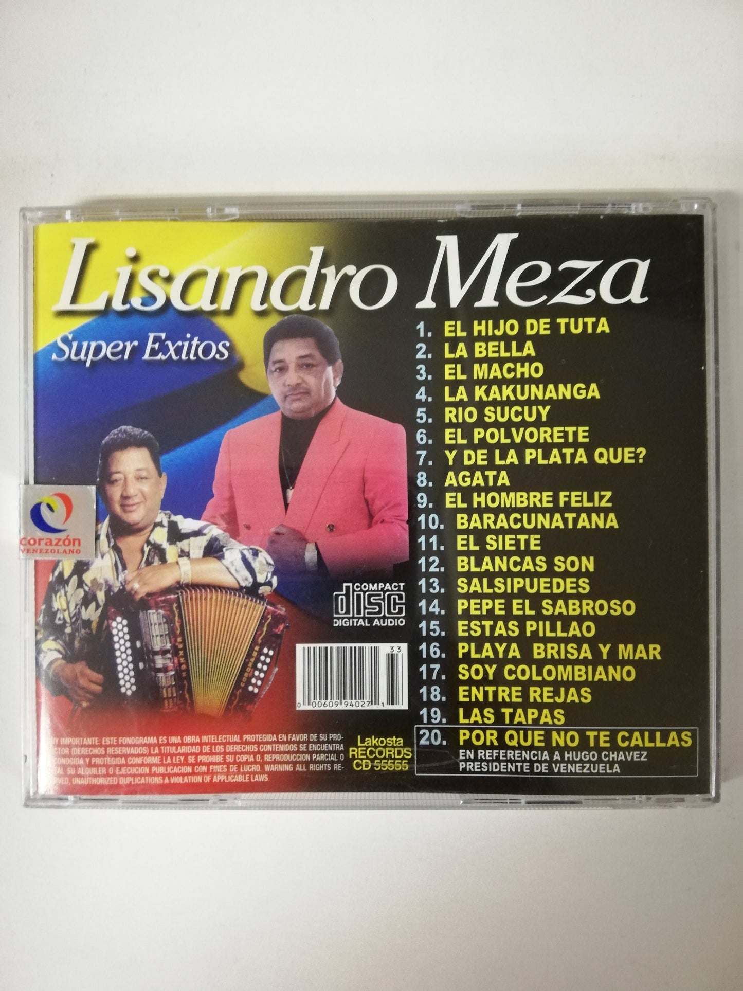 CD LISANDRO MEZA - SUPER EXITOS