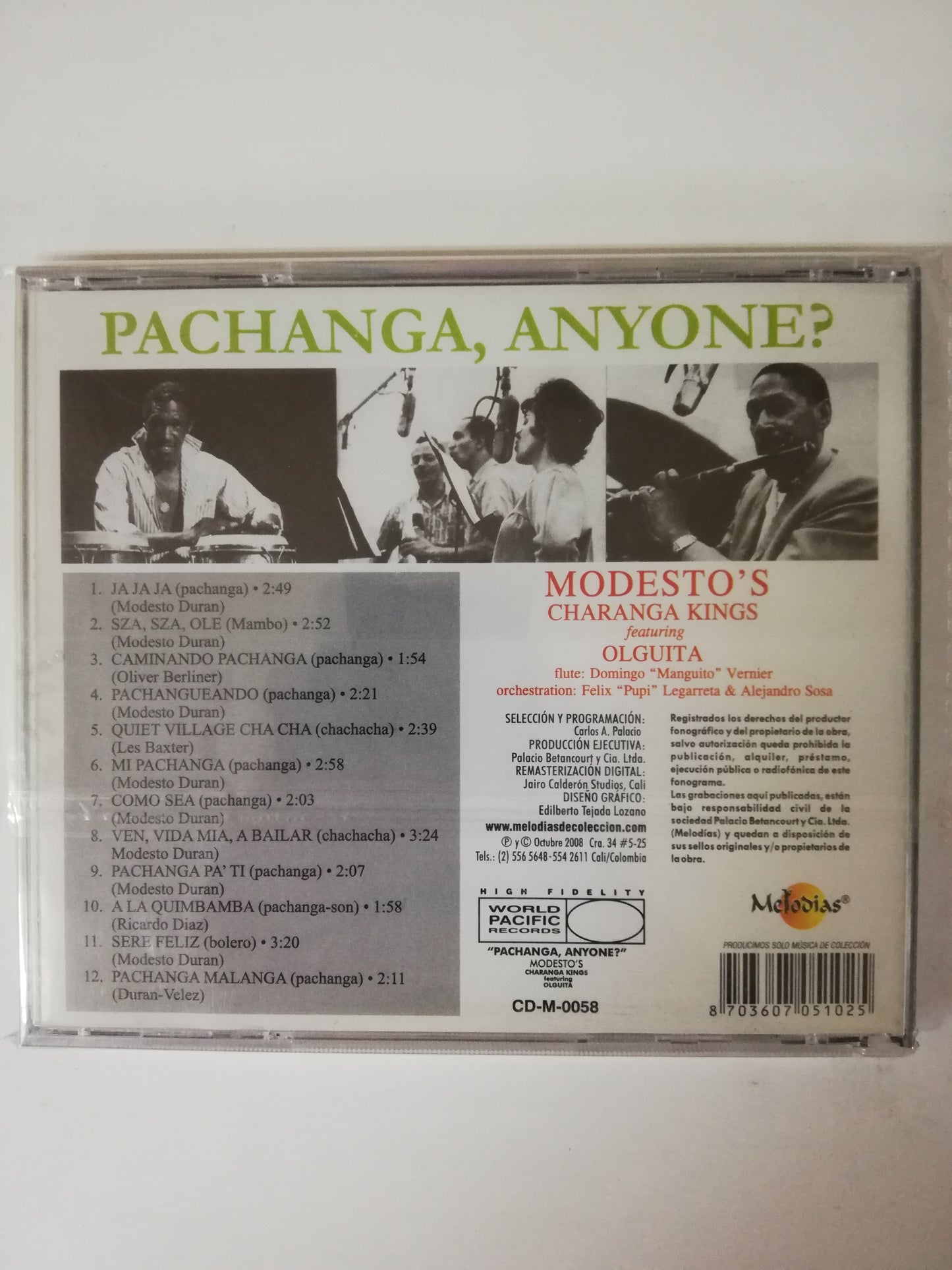 CD MODESTO´S CHARANGA KINGS FEATURING OLGUITA - PACHANGA, ANYONE?