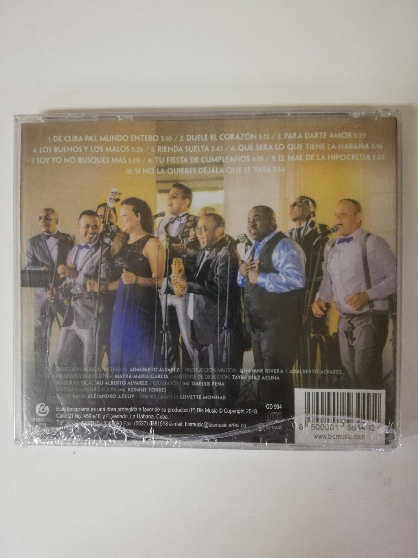 CD ADALBERTO ALVAREZ Y SU SON - DE CUBA PAL MUNDO ENTERO