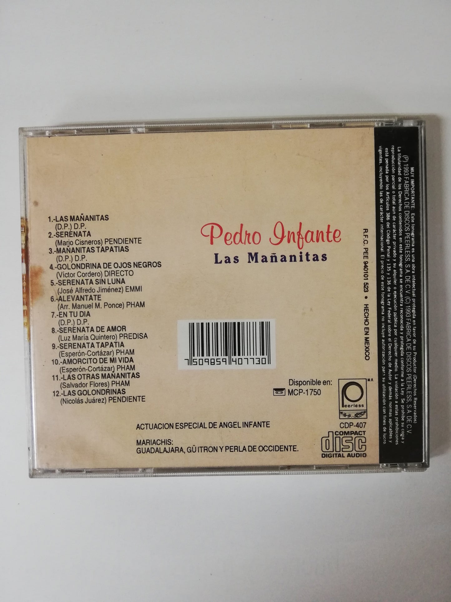 CD PEDRO INFANTE - LAS MAÑANITAS