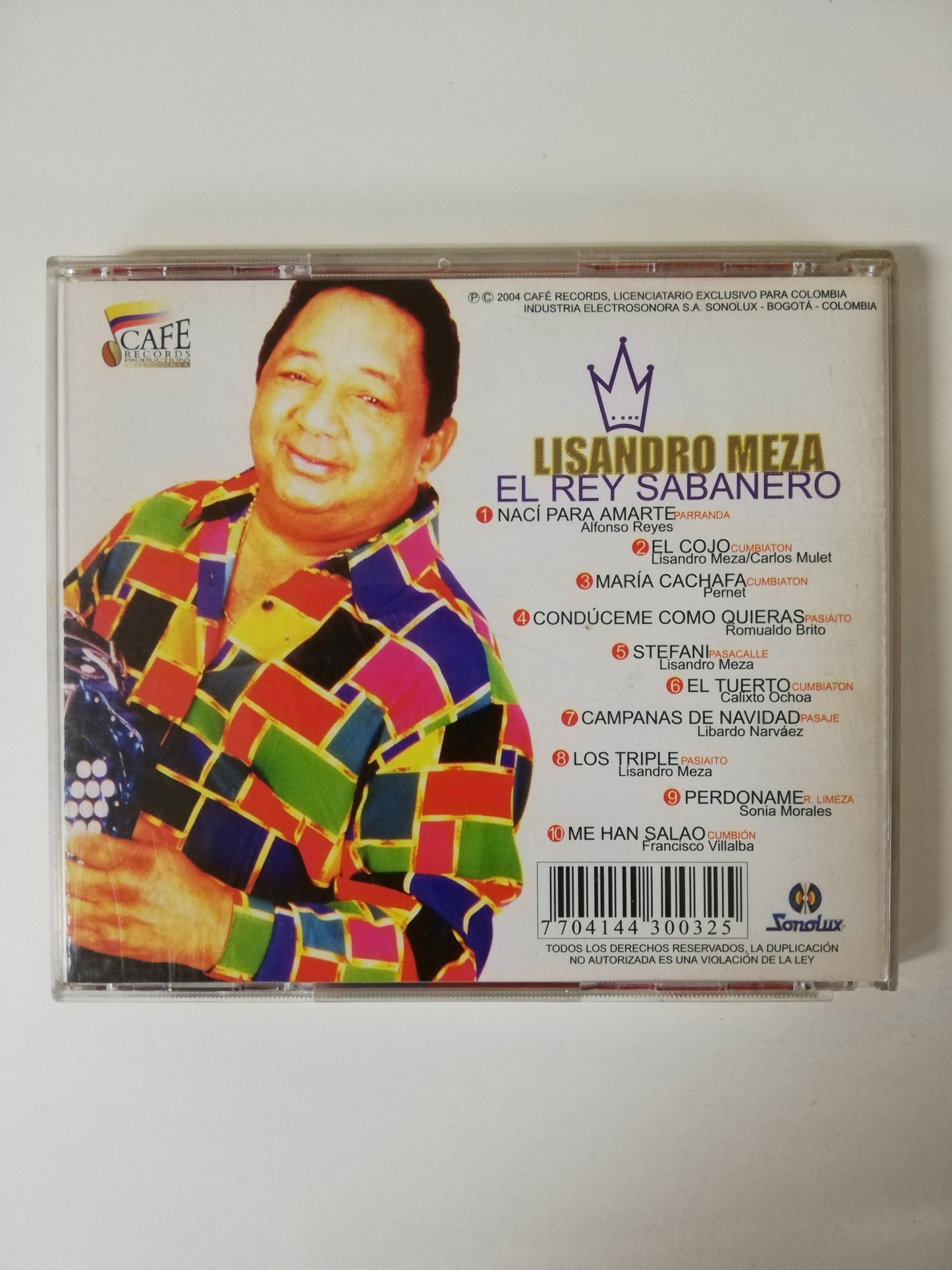 CD LISANDRO MEZA - EL REY SABANERO