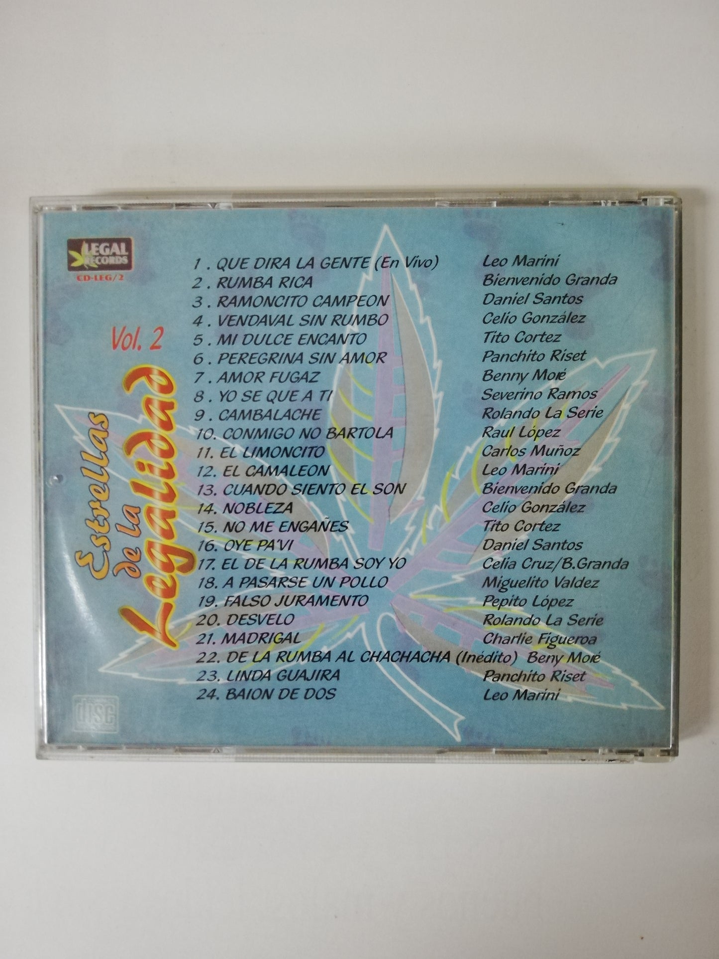 CD ESTRELLAS DE LA LEGALIDAD VOL. 2 - PRÉNDALO Y OIGA...