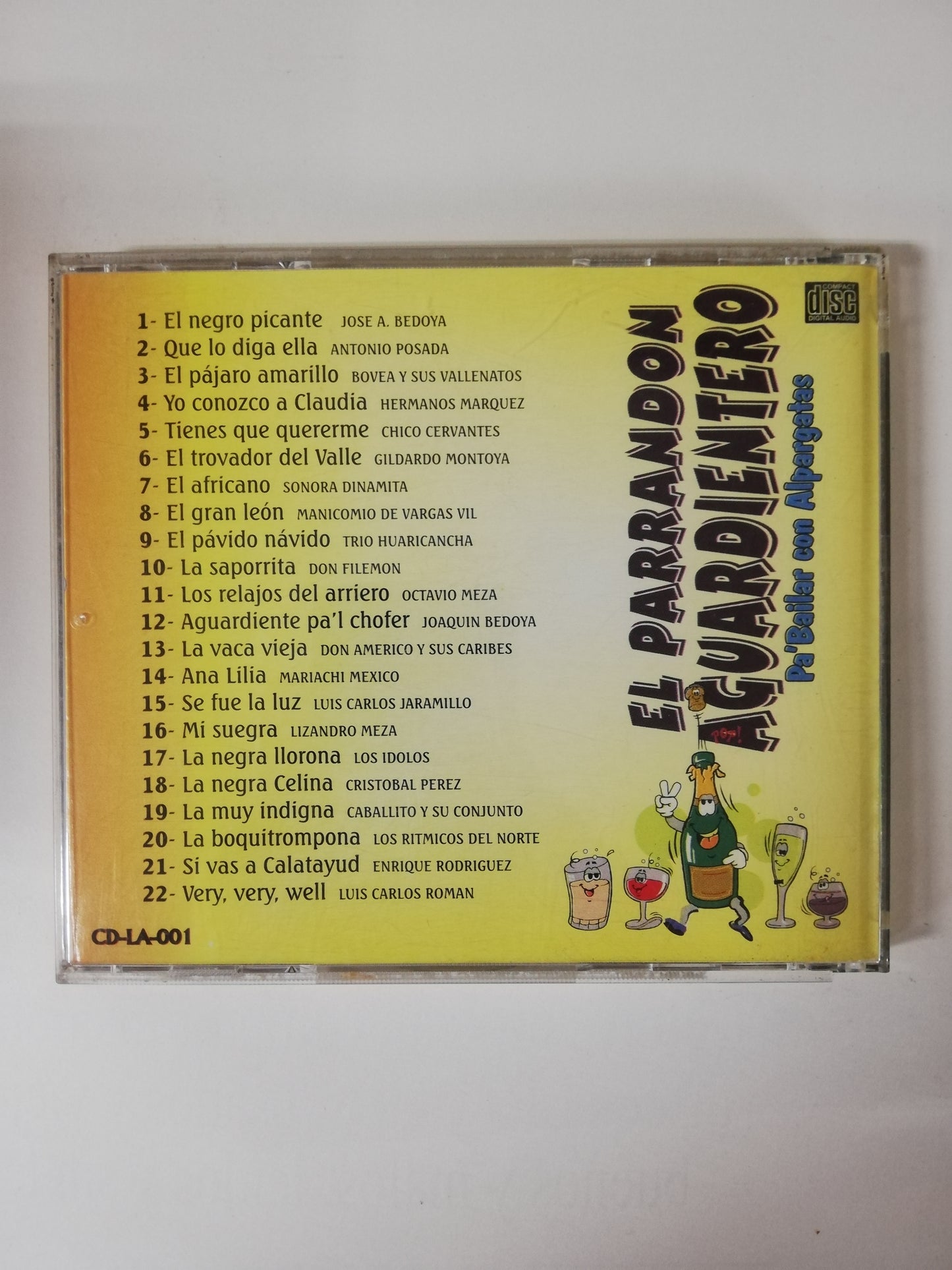 CD EL PARRANDON AGUARDIENTERO VOL. 1 - PA´ BAILAR CON ALPARGATAS