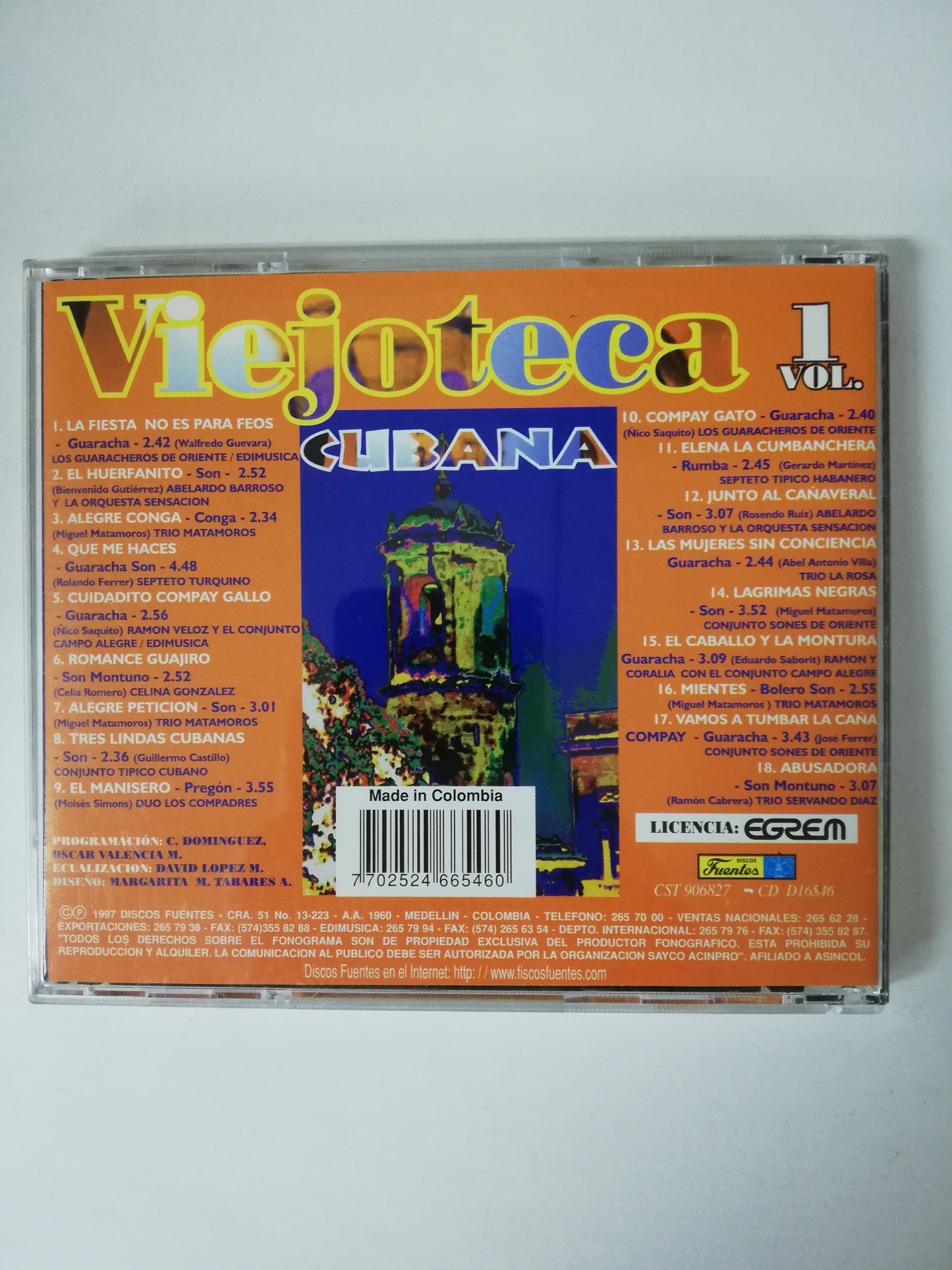 CD VIEJOTECA CUBANA - VIEJOTECA CUBANA VOL. 1
