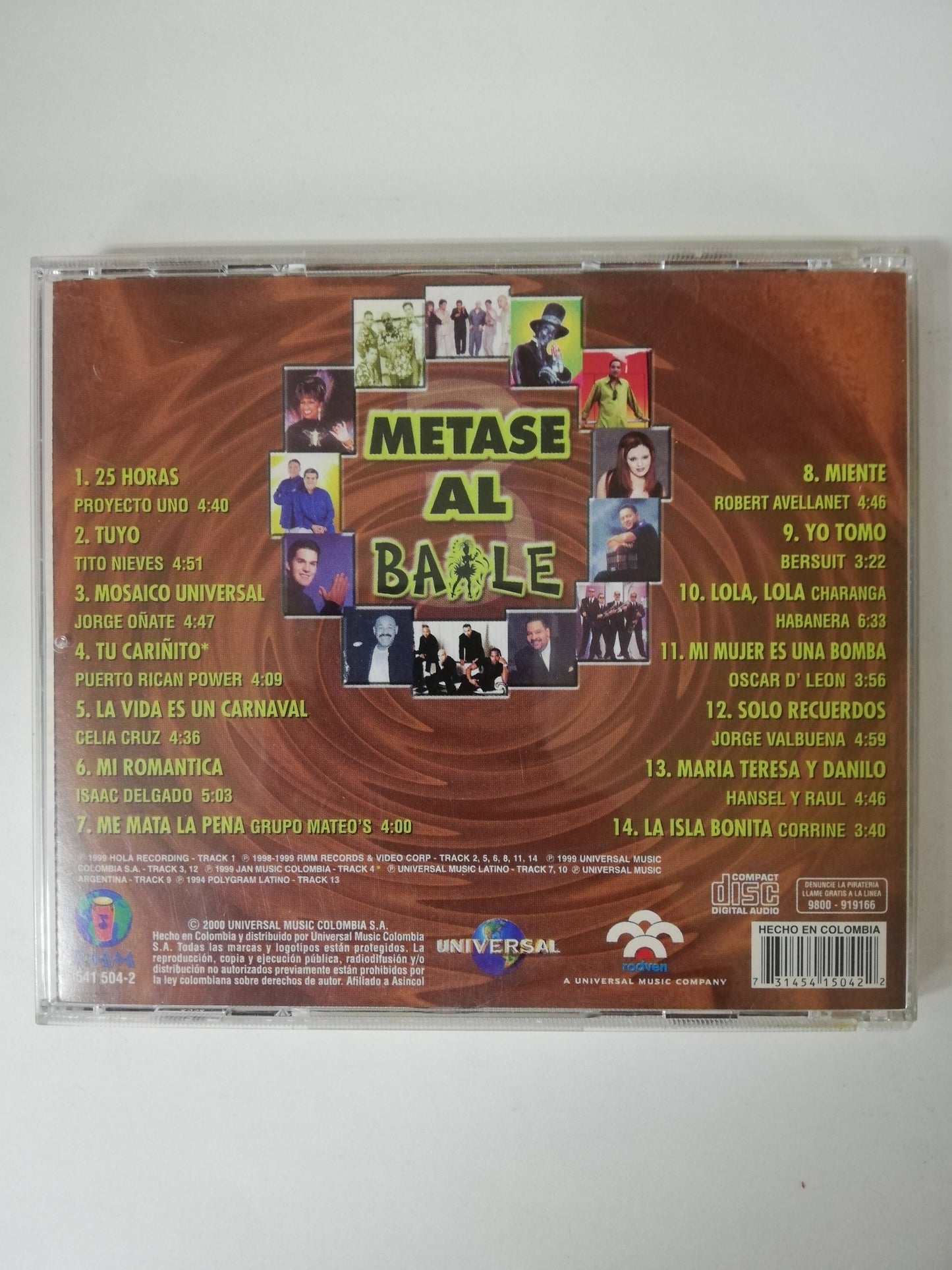 CD METASE AL BAILE - VARIOS INTÉRPRETES