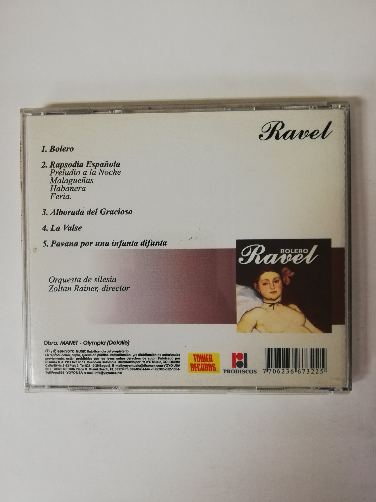 CD RAVEL - BOLERO