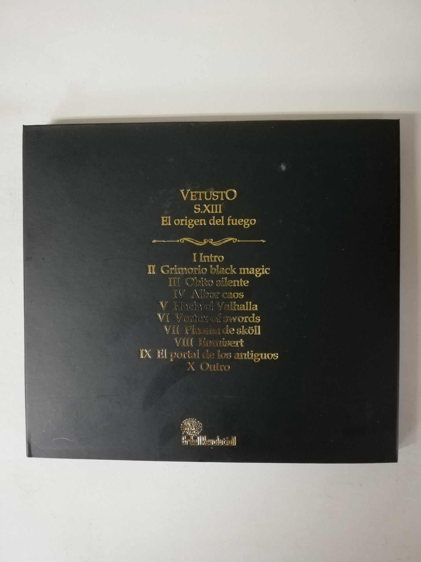 CD GRIMORIAL - VETUSTO S.XIII EL ORIGEN DEL FUEGO