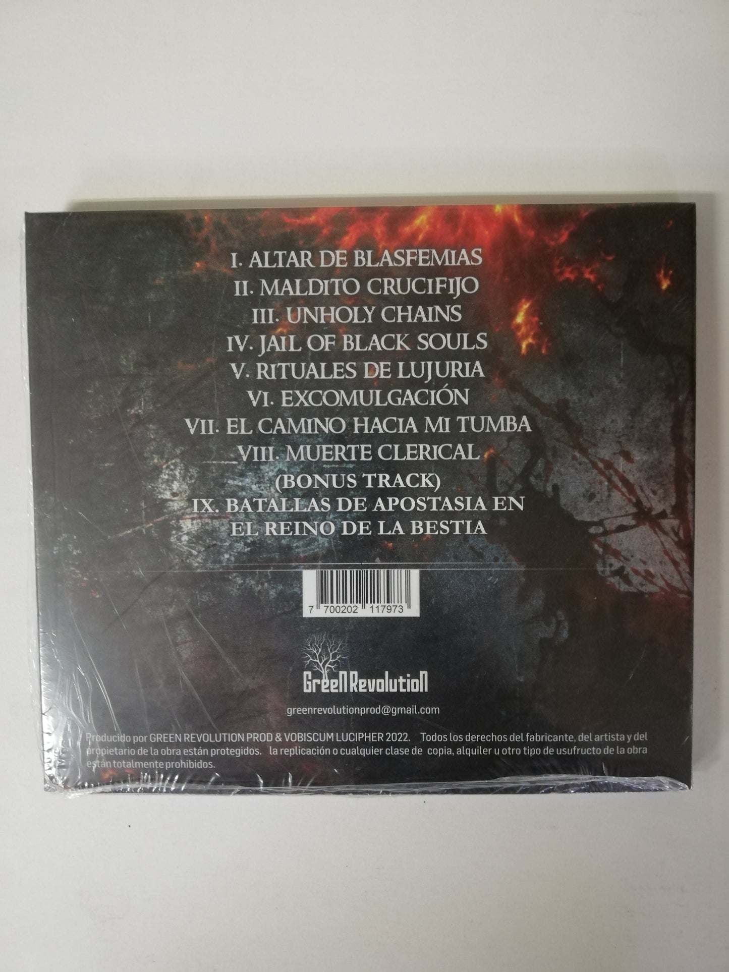 CD VOBISCUM LUCIPPHER - ALTAR DE BLASFEMIAS