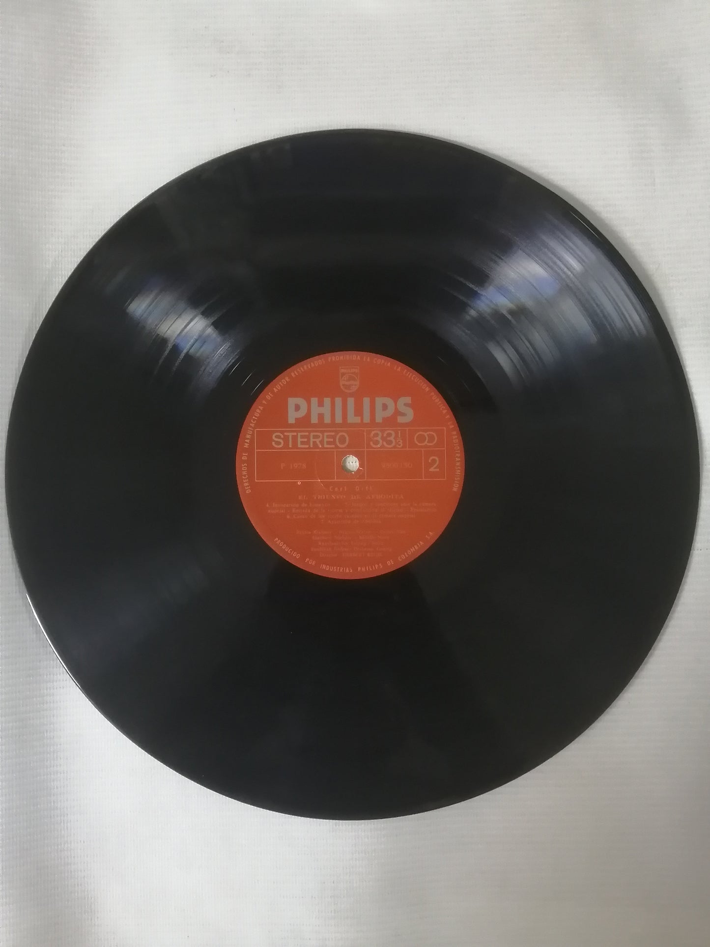 LP ORFF - TRIONFO DI AFRODITE - HERBERT KEGEL