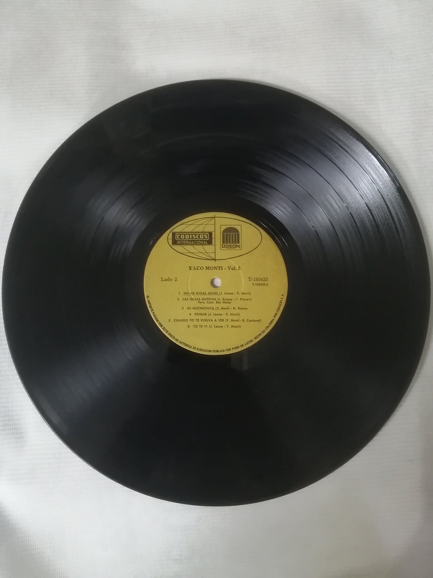 LP YACO MONTI - YACO MONTI VOL. 2