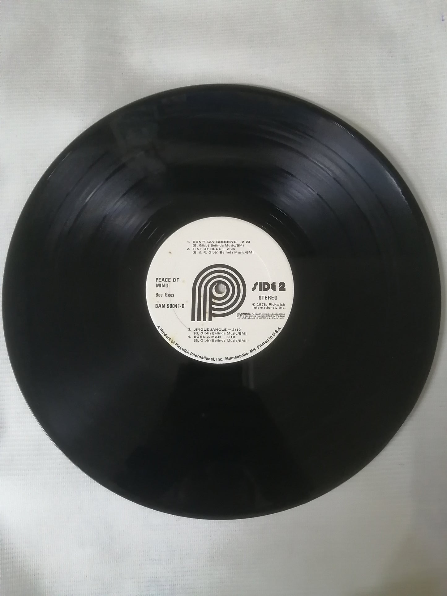LP BEE GEES - PEACE OF MIND