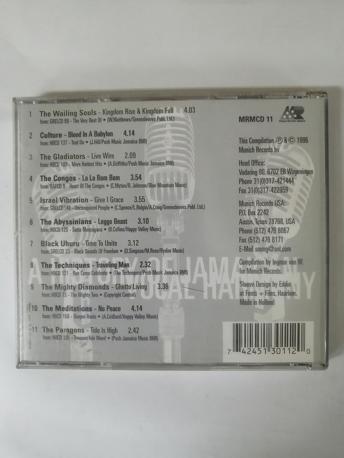 CD THE GREAT REGGAE TRIOS - A HISTORY OF JAMAICAN VOCAL HARMONY