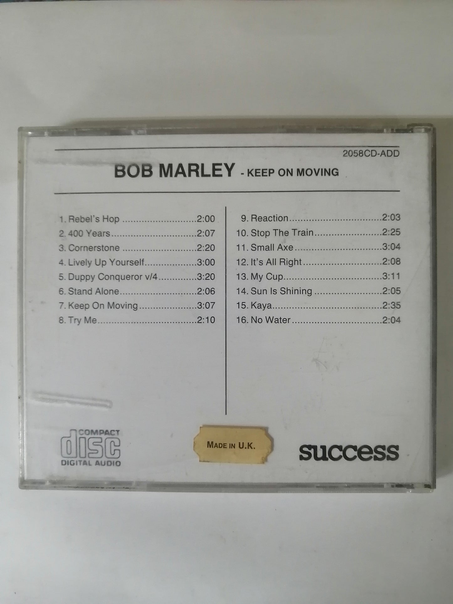 CD BOB MARLEY - KEEP ON MOVING