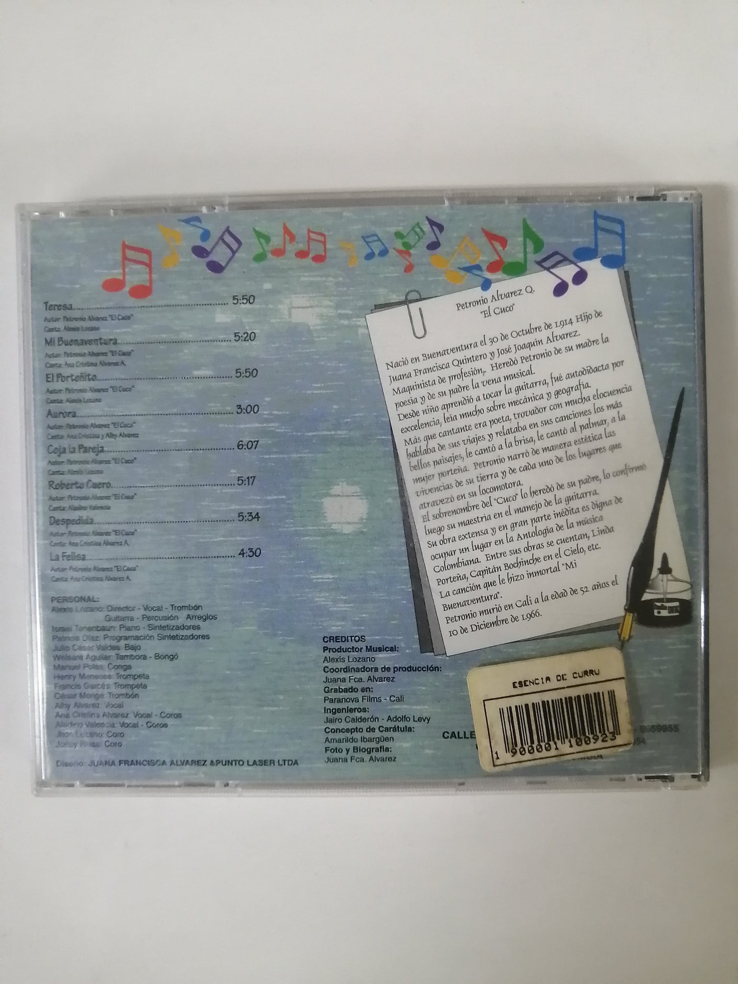 CD ESENCIA DE CURRULAO - TRIBUTO A PETRONIO ALVAREZ "EL CUCO"