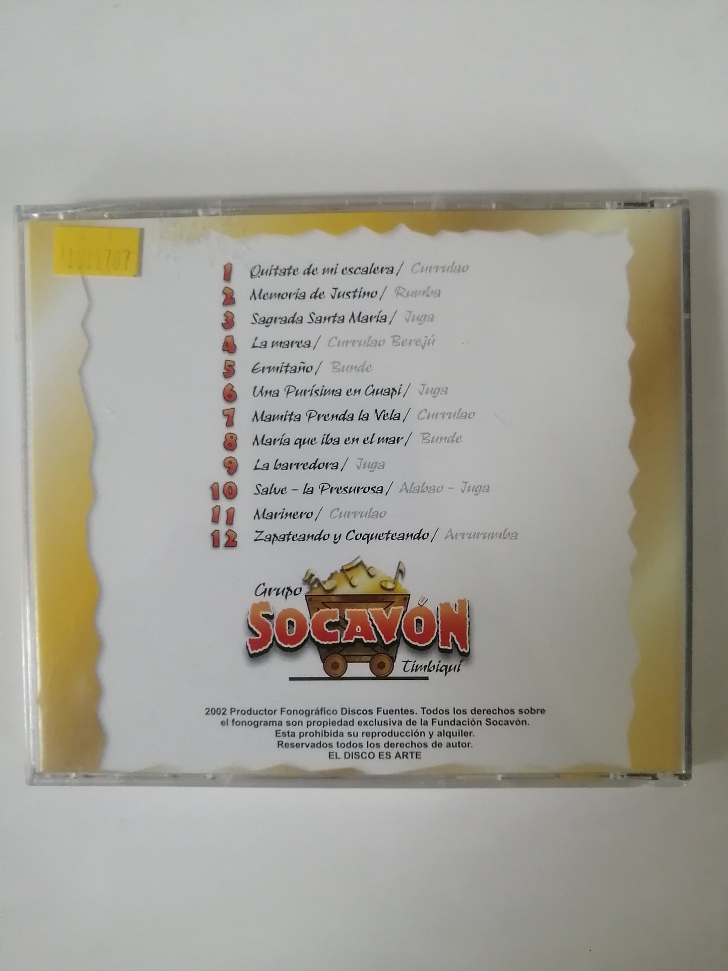 CD GRUPO SOCAVÓN DE TIMBIQUÍ - EN MEMORIA DE NUESTROS ANCESTROS