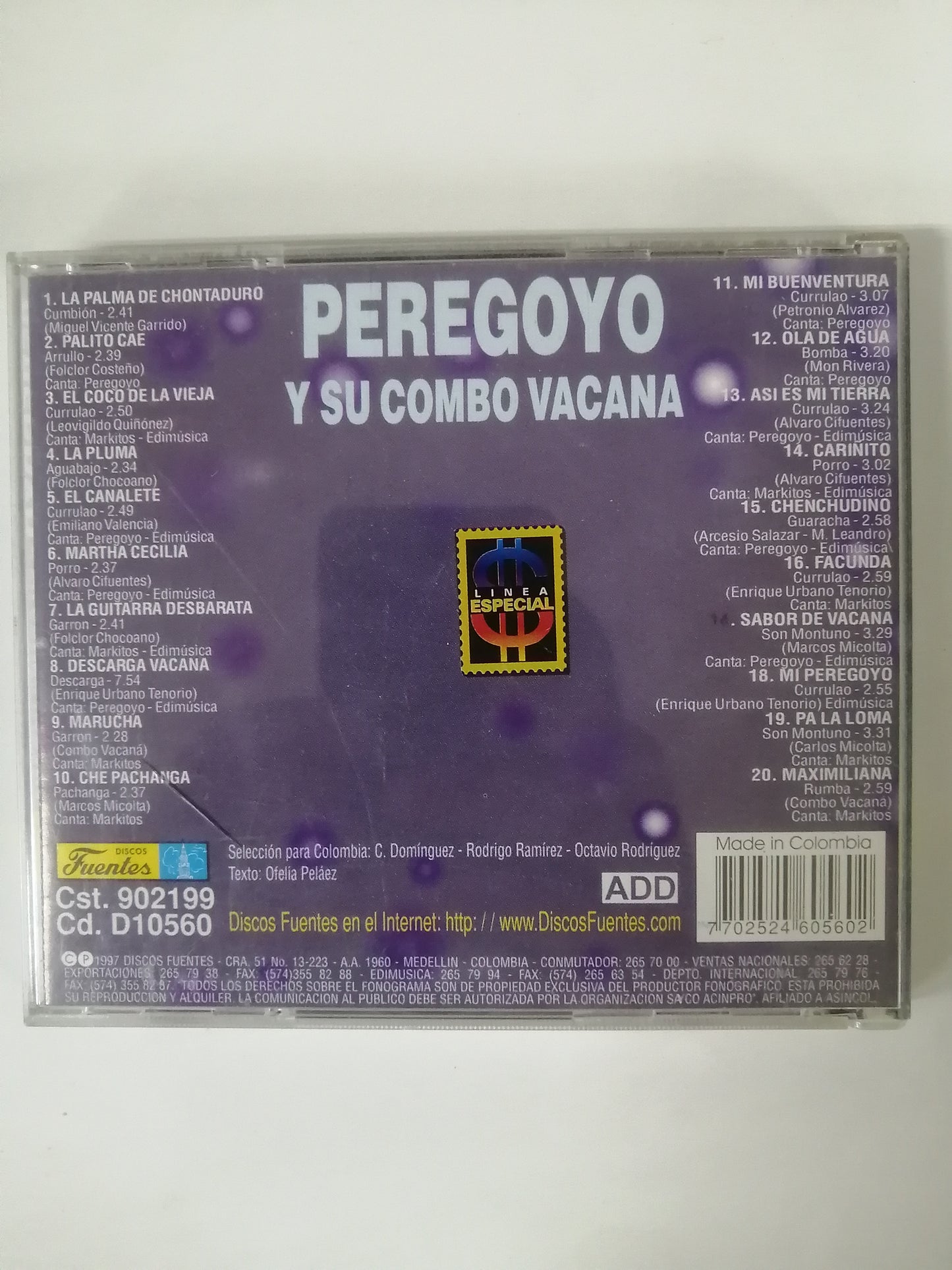 CD PEREGOYO Y SU COMBO VACANA - GRANDES EXITOS