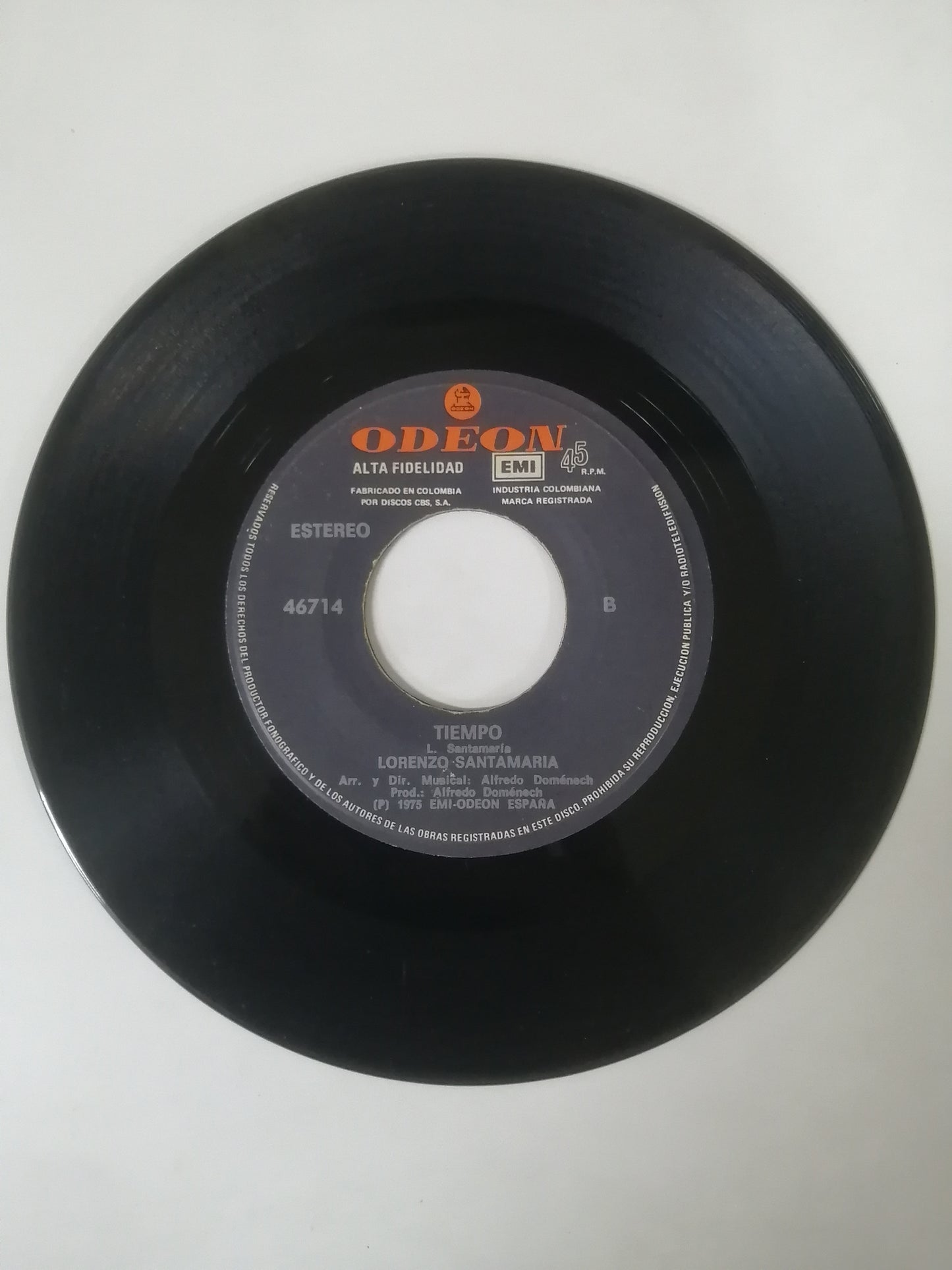 VINILO LORENZO SANTAMARIA - PARA QUE NO ME OLVIDES / TIEMPO