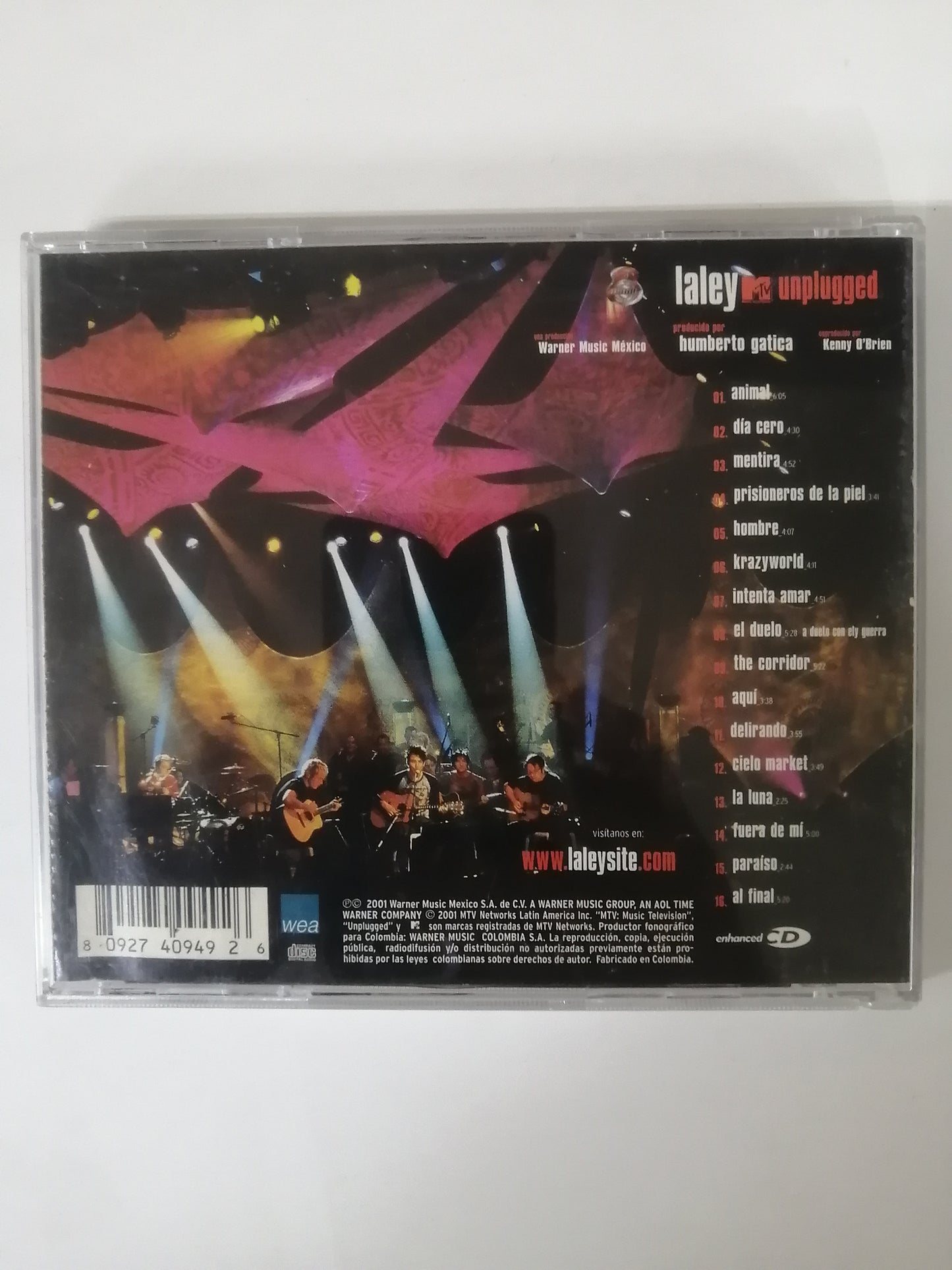 CD LA LEY - MTV UNPLUGGED