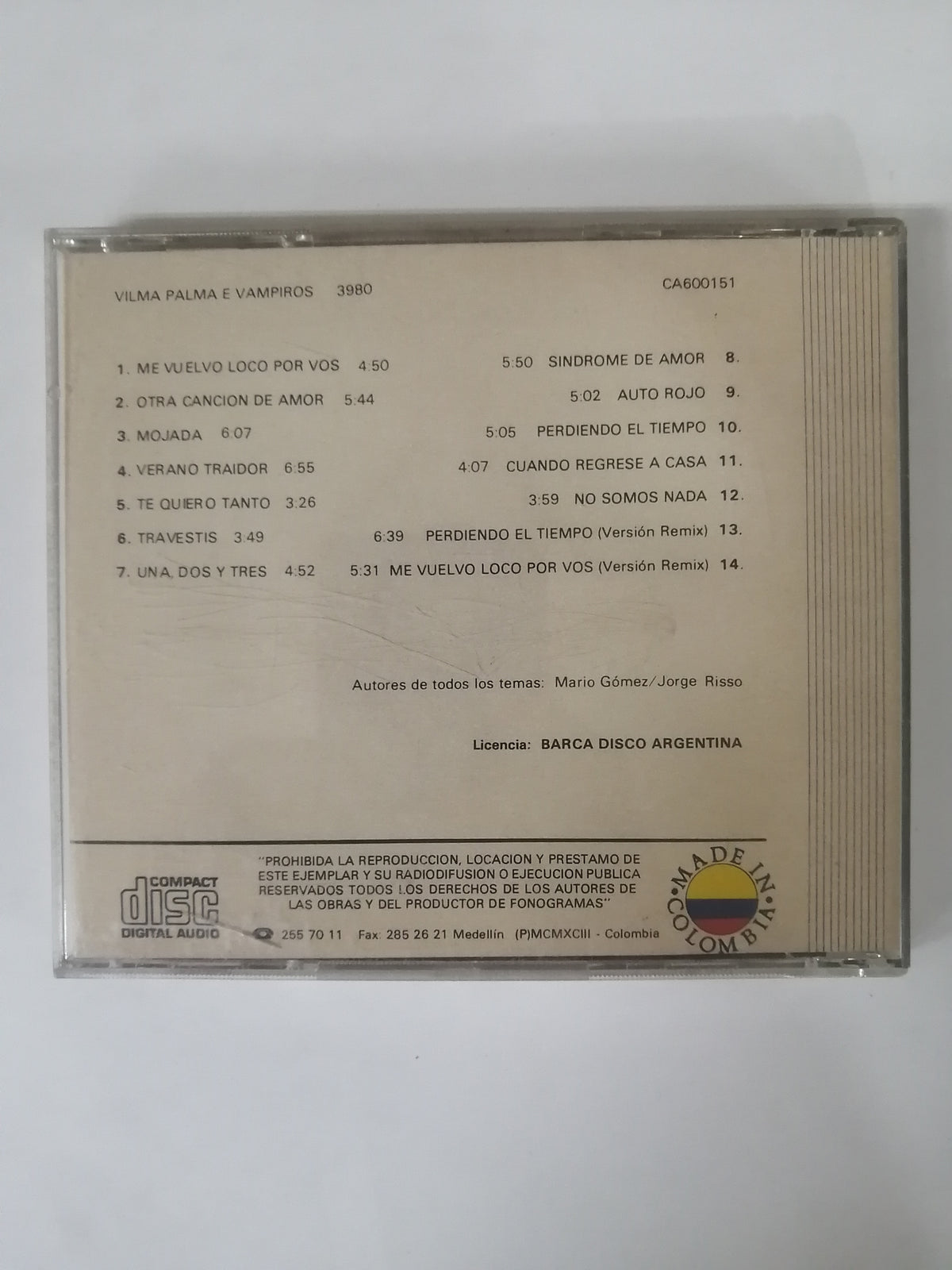 CD VILMA PALMA E VAMPIROS - 3980