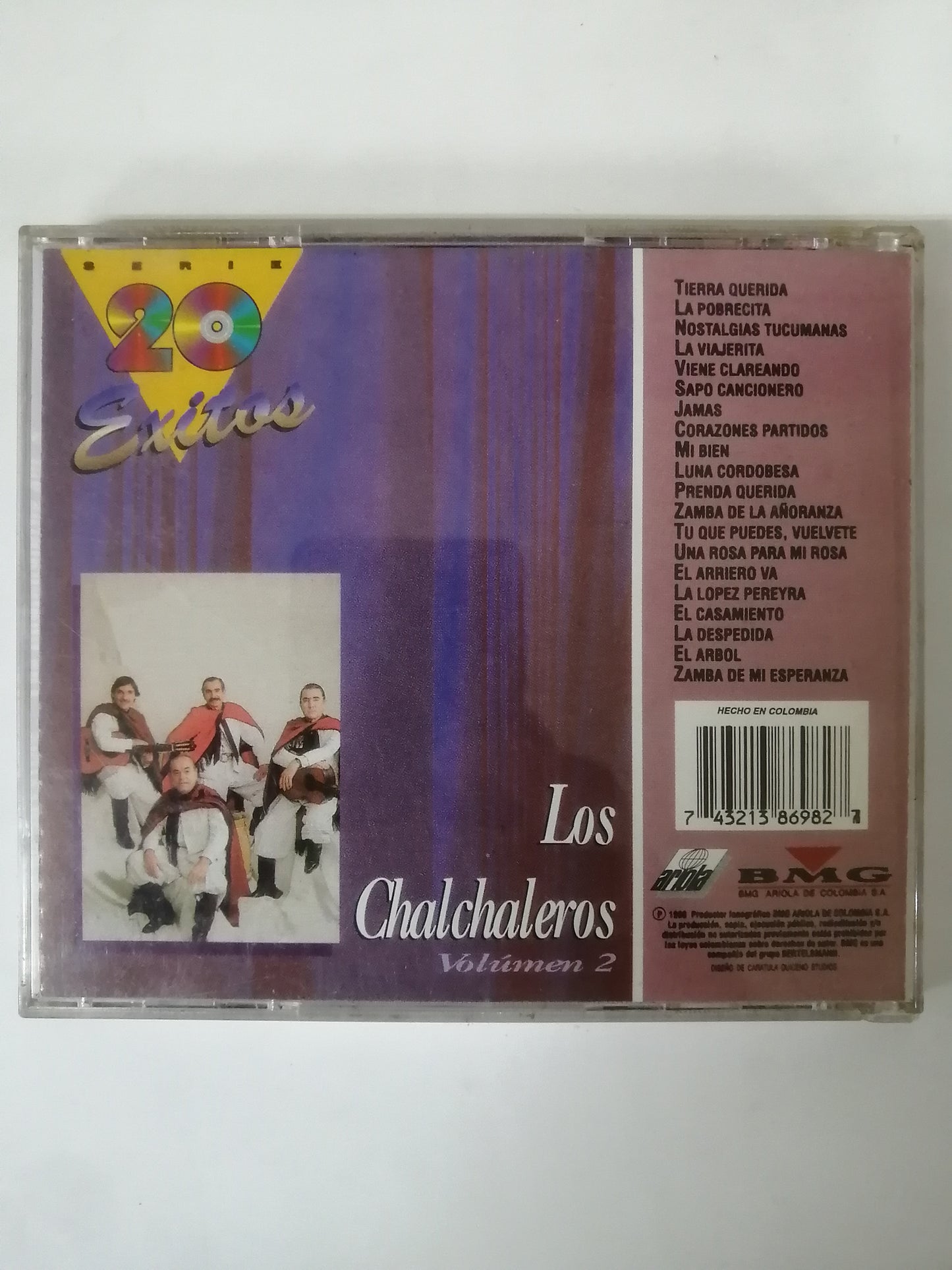 CD LOS CHALCHALEROS - 20 EXITOS VOL. 2