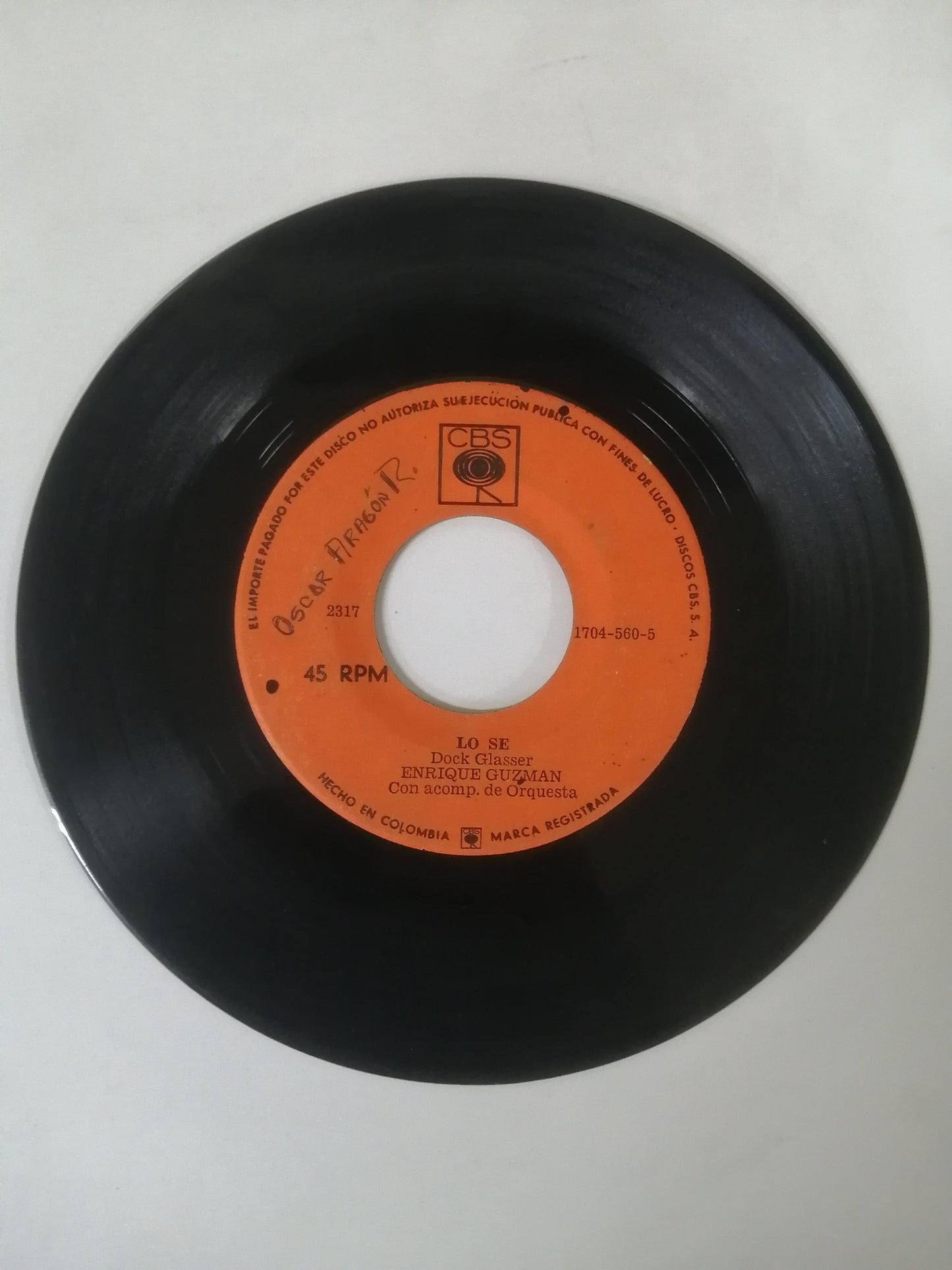 VINILO ENRIQUE GUZMAN - ESPERAME / LO SE