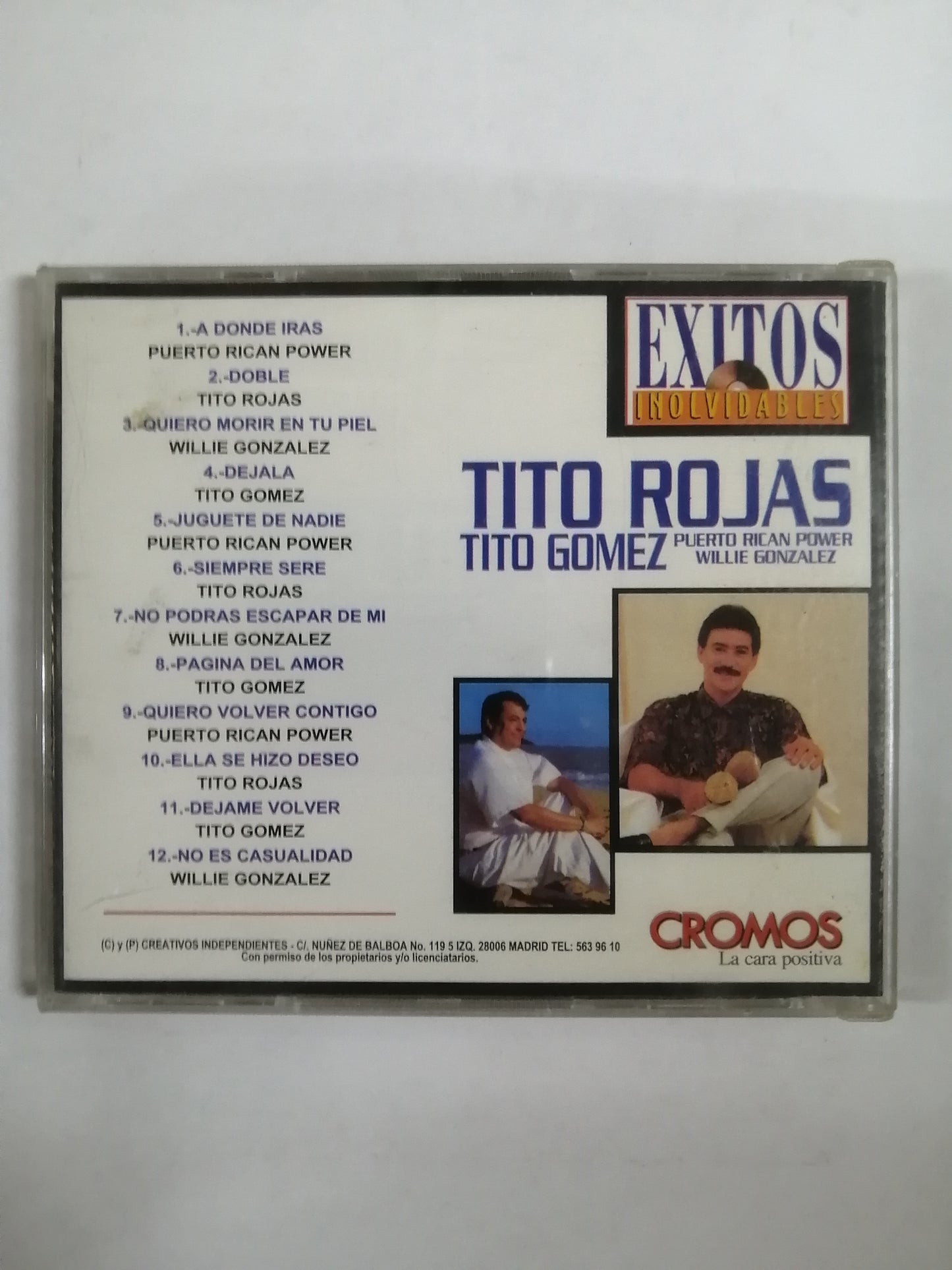 CD TITO ROJAS - TITO GOMEZ - PUERTO RICAN POWER - WILLIE GONZALEZ
