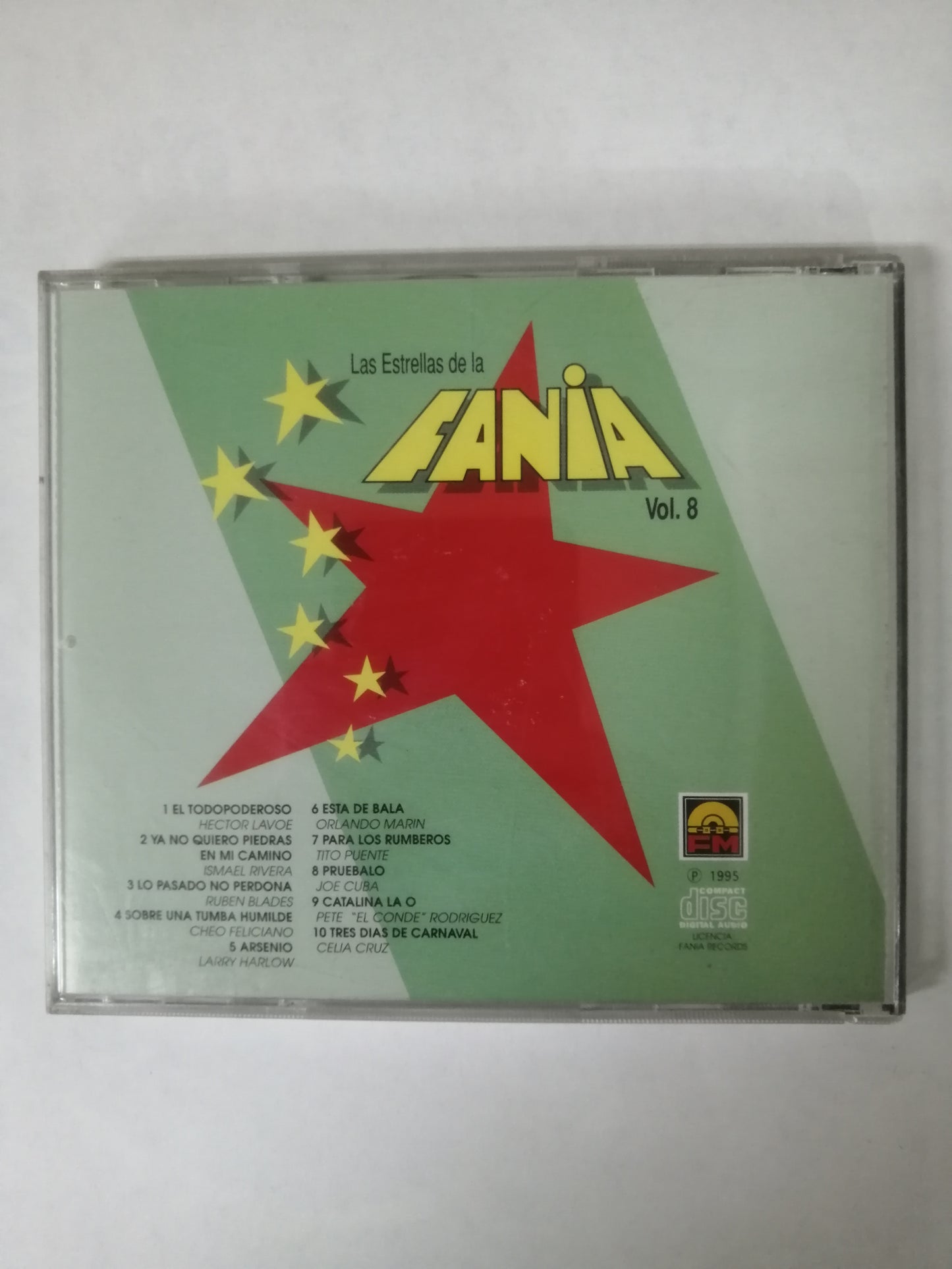 CD FANIA ALL STARS - LAS ESTRELLAS DE LA FANIA VOL. 8