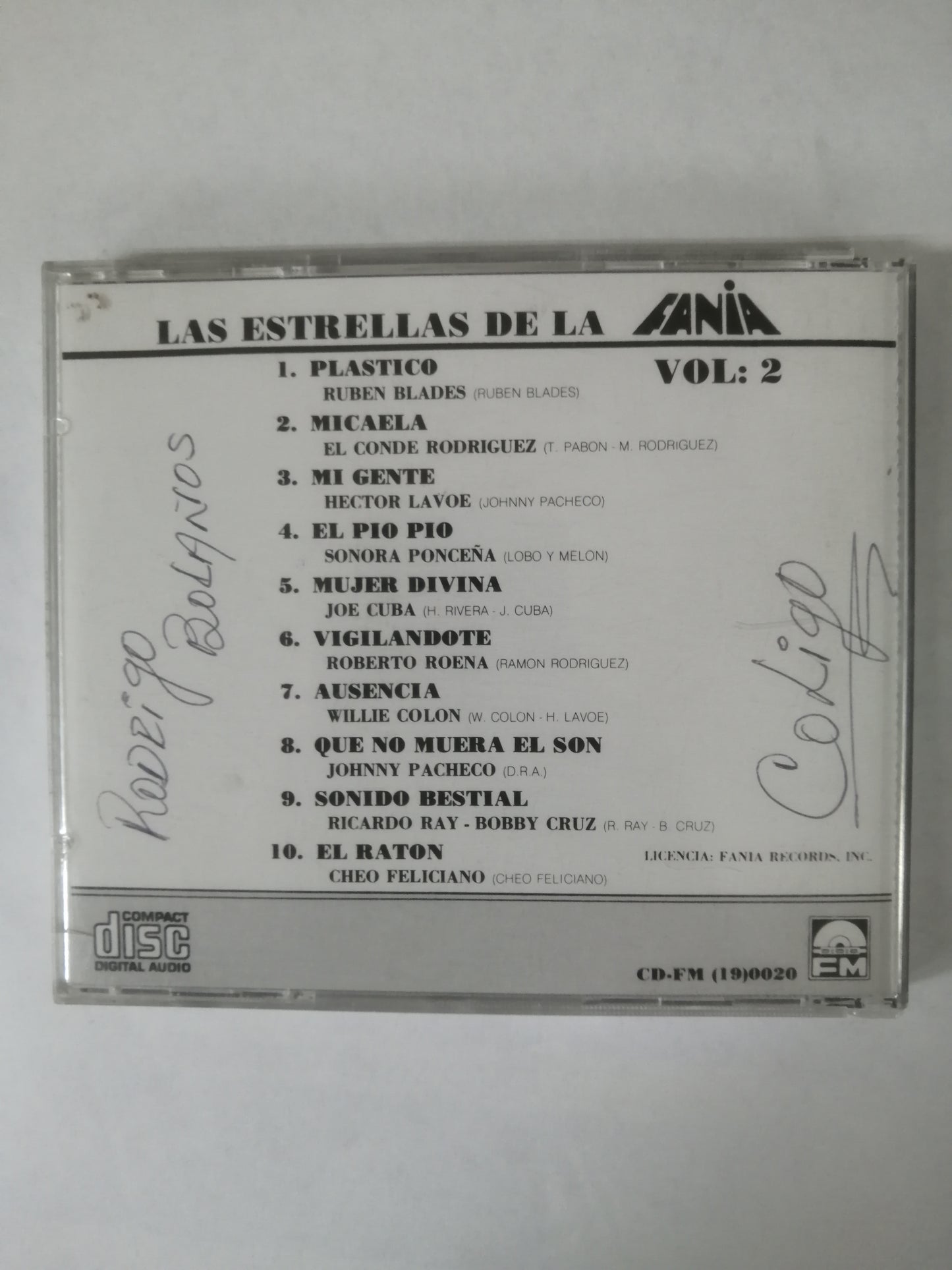 CD FANIA ALL STARS - LAS ESTRELLAS DE LA FANIA VOL. 2