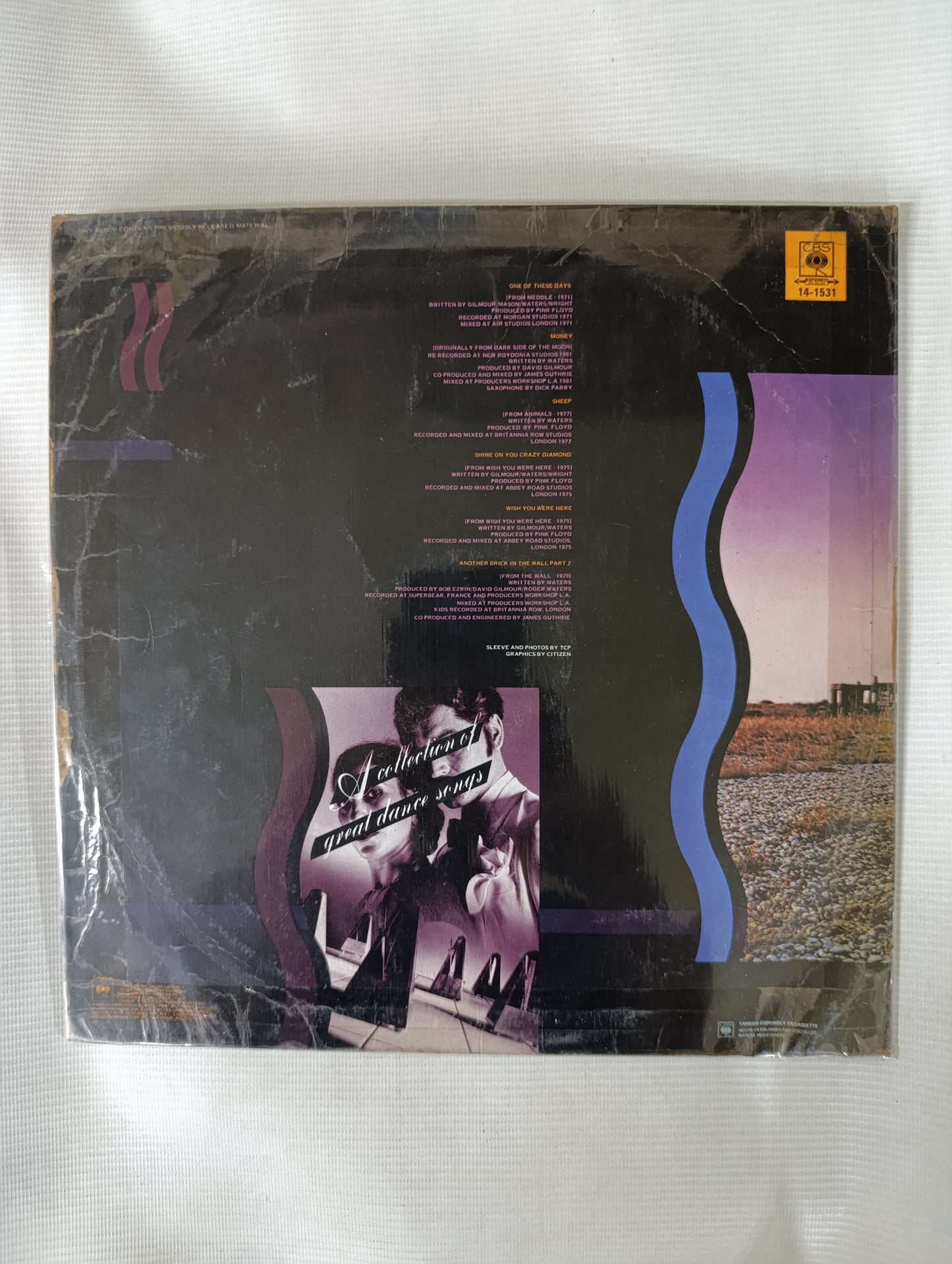 LP PINK FLOYD - A COLLECTION OF GREAT DANCE SONGS