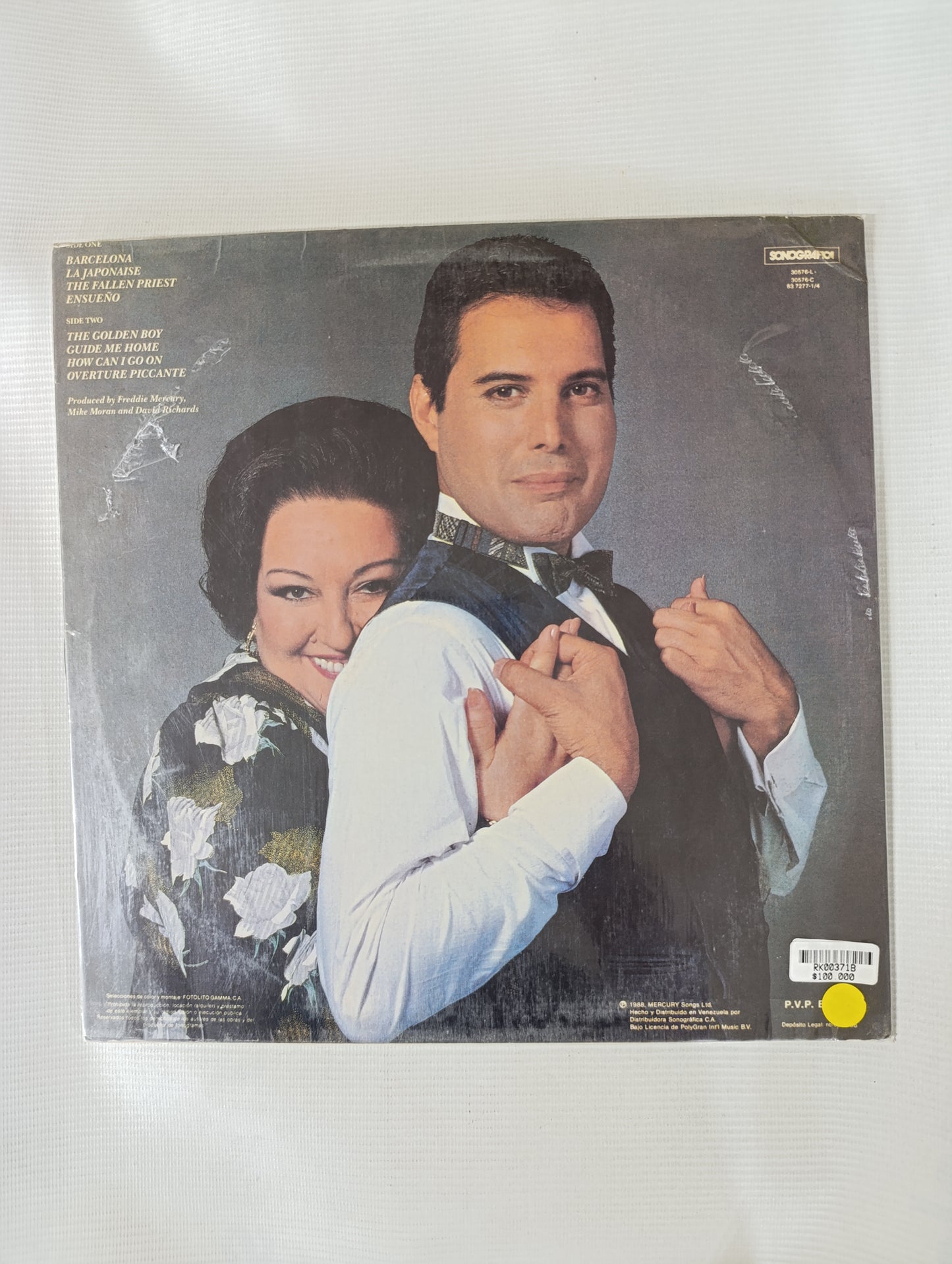 LP FREDDIE MERCURY / MONTSERRAT CABALLÉ - BARCELONA