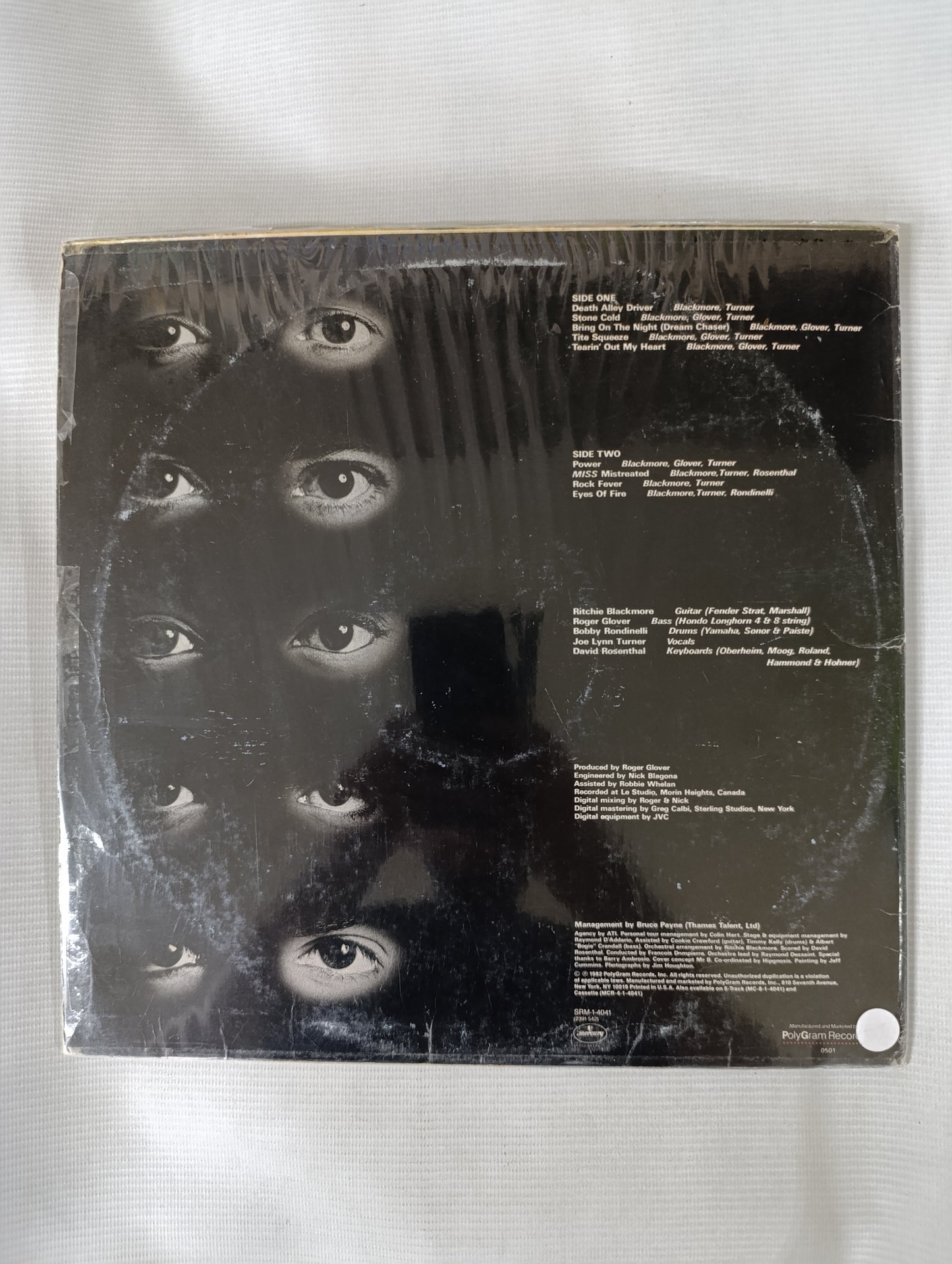 LP RAINBOW - STRAIGHT BETWEEN THE EYES