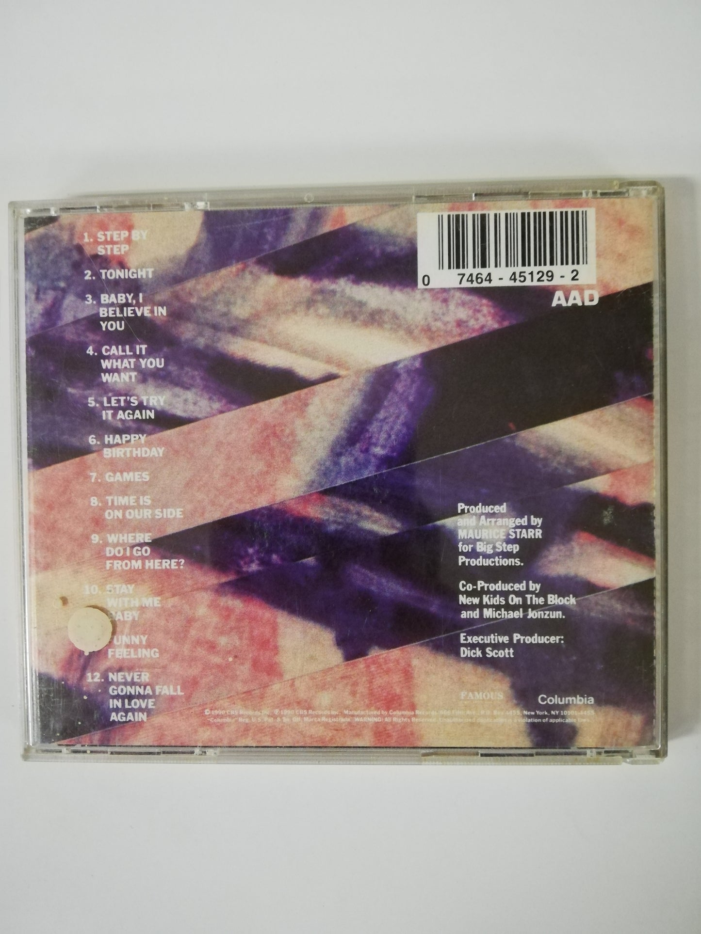 CD NEW KIDS ON THE BLOCK - STEP BY STEP