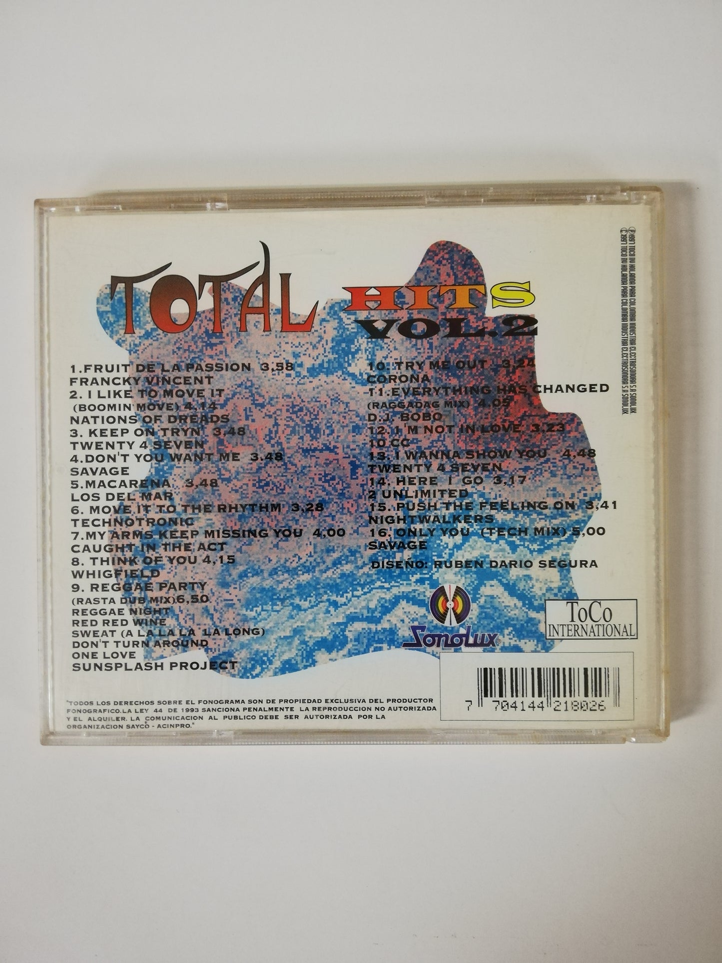 CD TOTAL HITS - TOTAL HITS VOL. 2