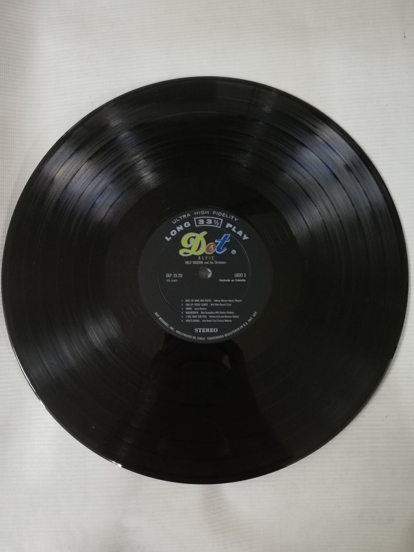 LP BILLY VAUGHN - ALFIE