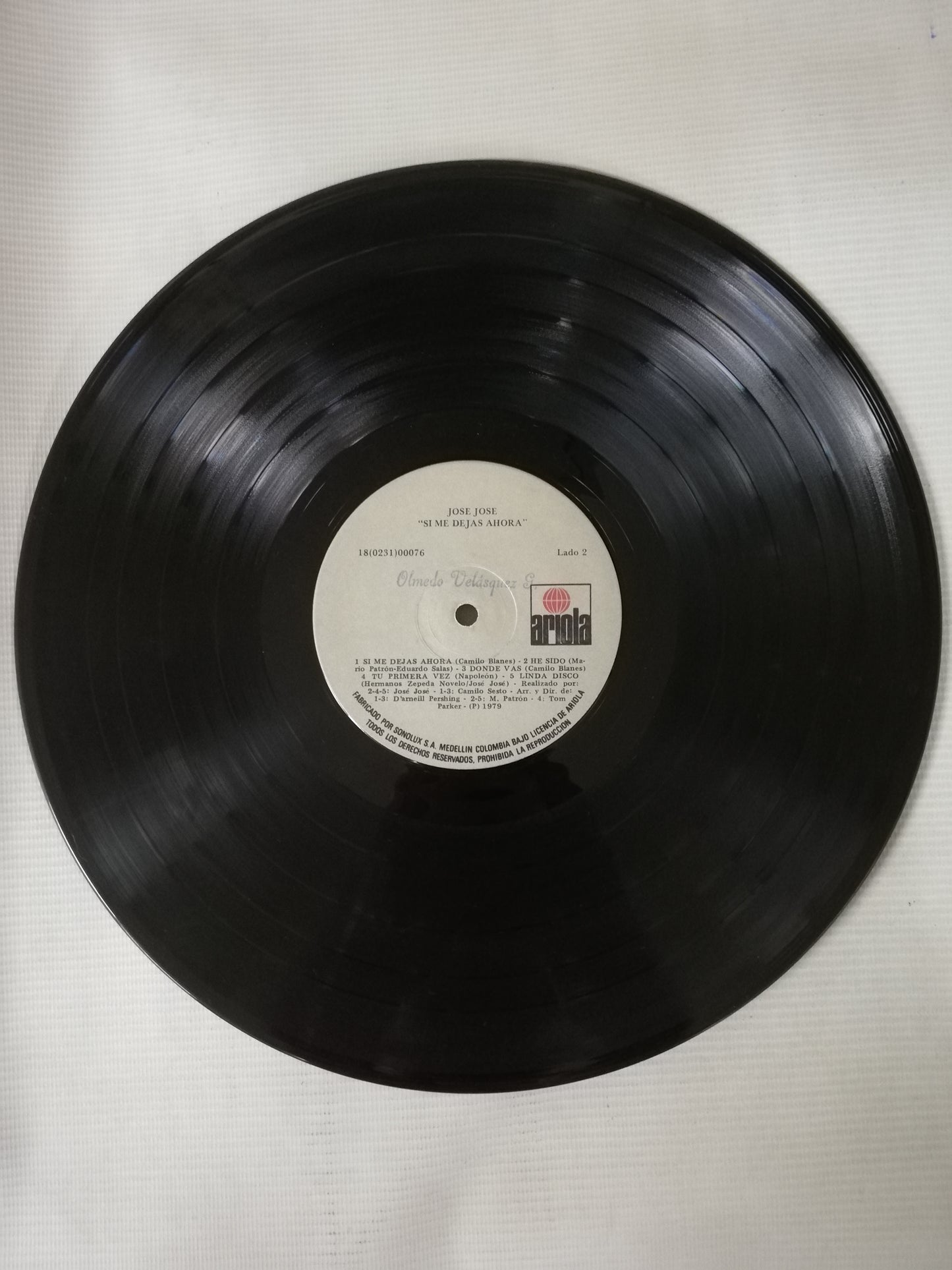 LP JOSÉ JOSÉ - SI ME DEJAS AHORA