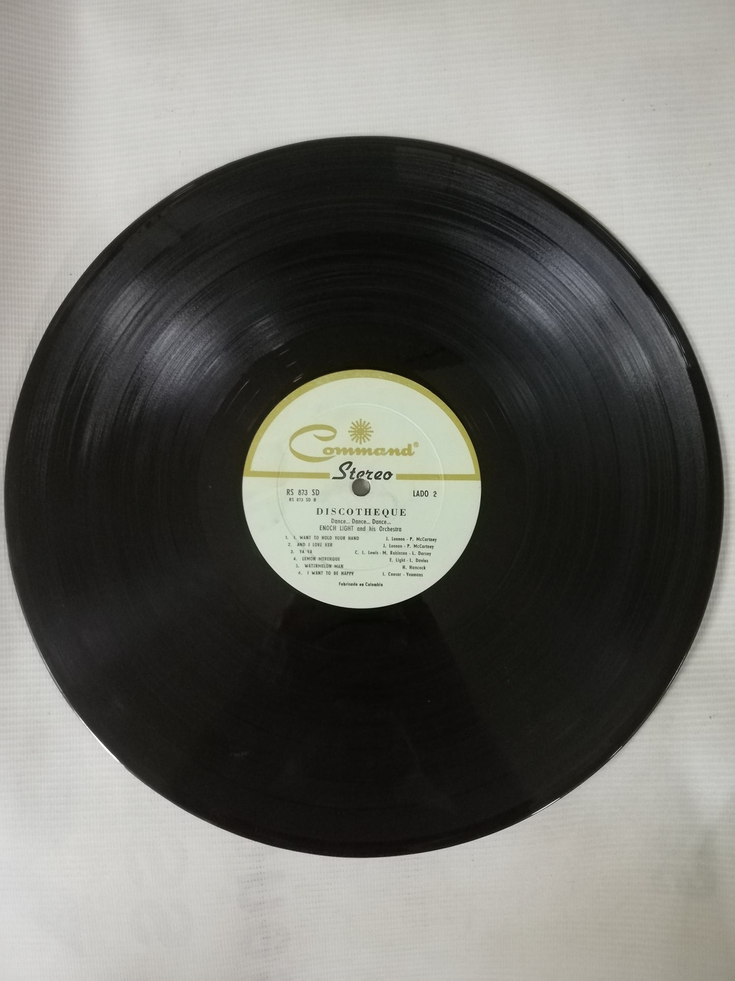 LP ENOCH LIGHT AND HIS ORCHESTRA - DISCOTHEQUE DANCE...DANCE...DANCE