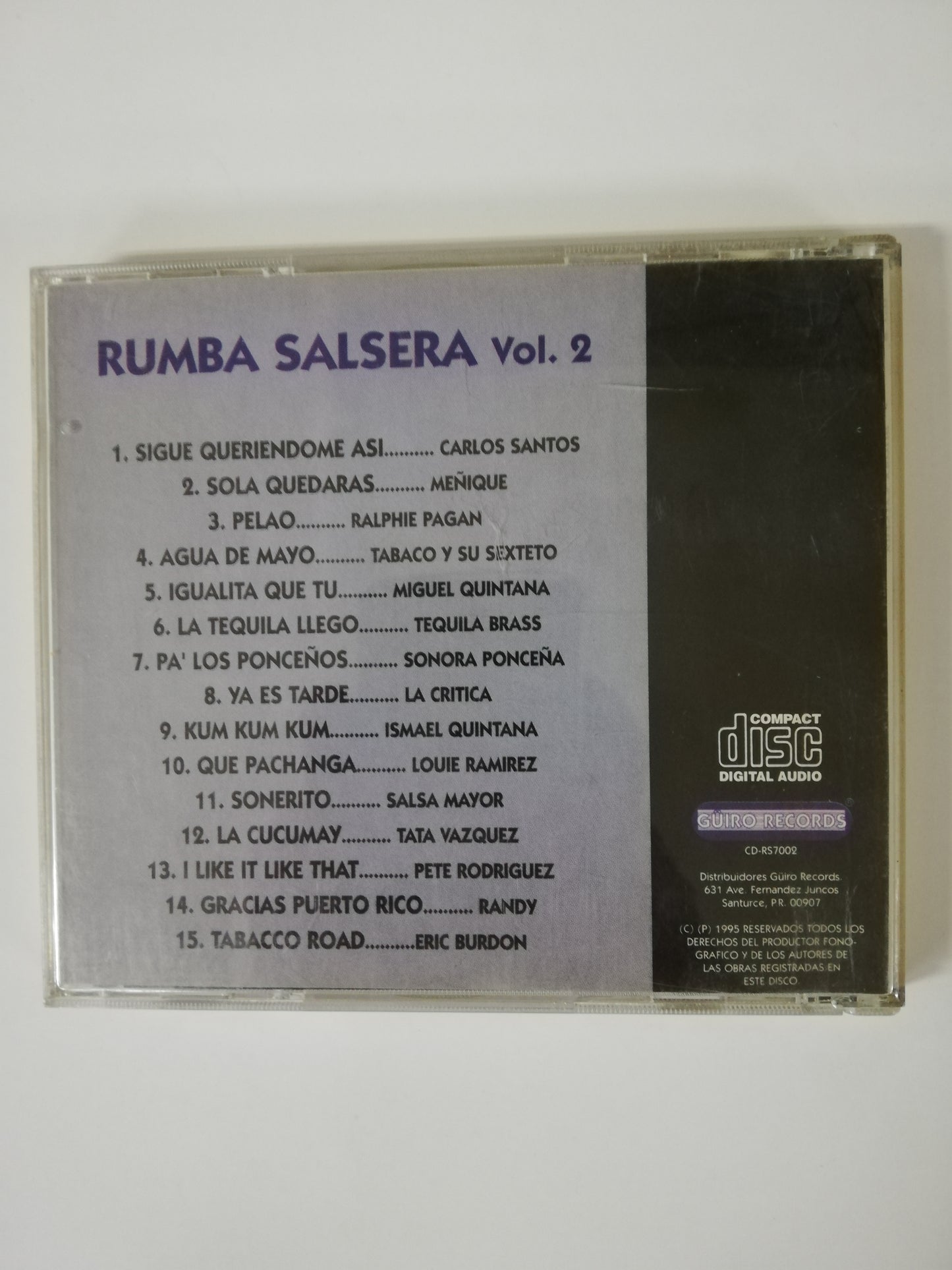 CD RUMBA SALSERA - RUMBA SALSERA VOL. 2