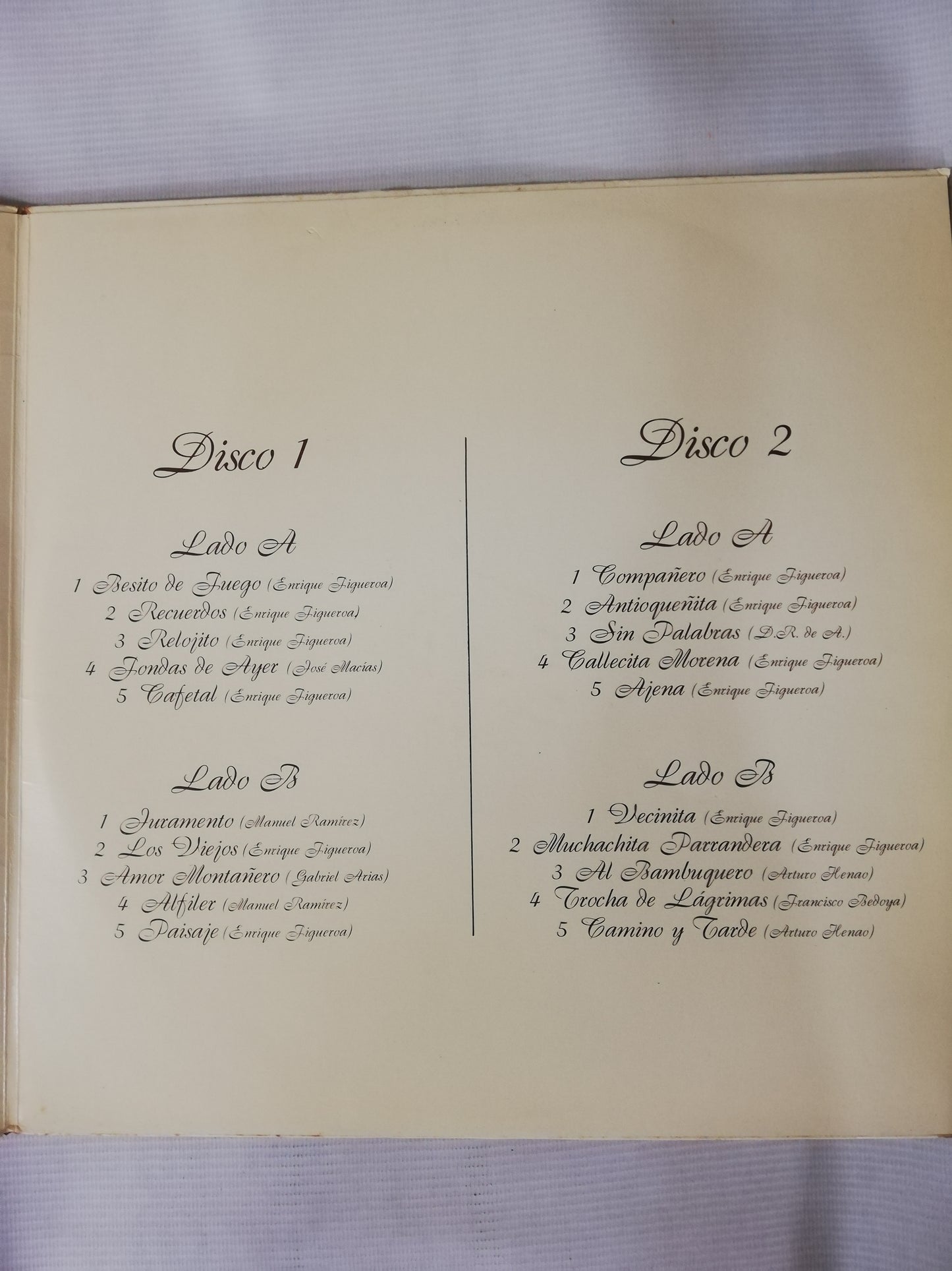LP HOMENAJE A LUIS CARLOS GONZALEZ MEJIA - RECUERDOS - VINYL X 2