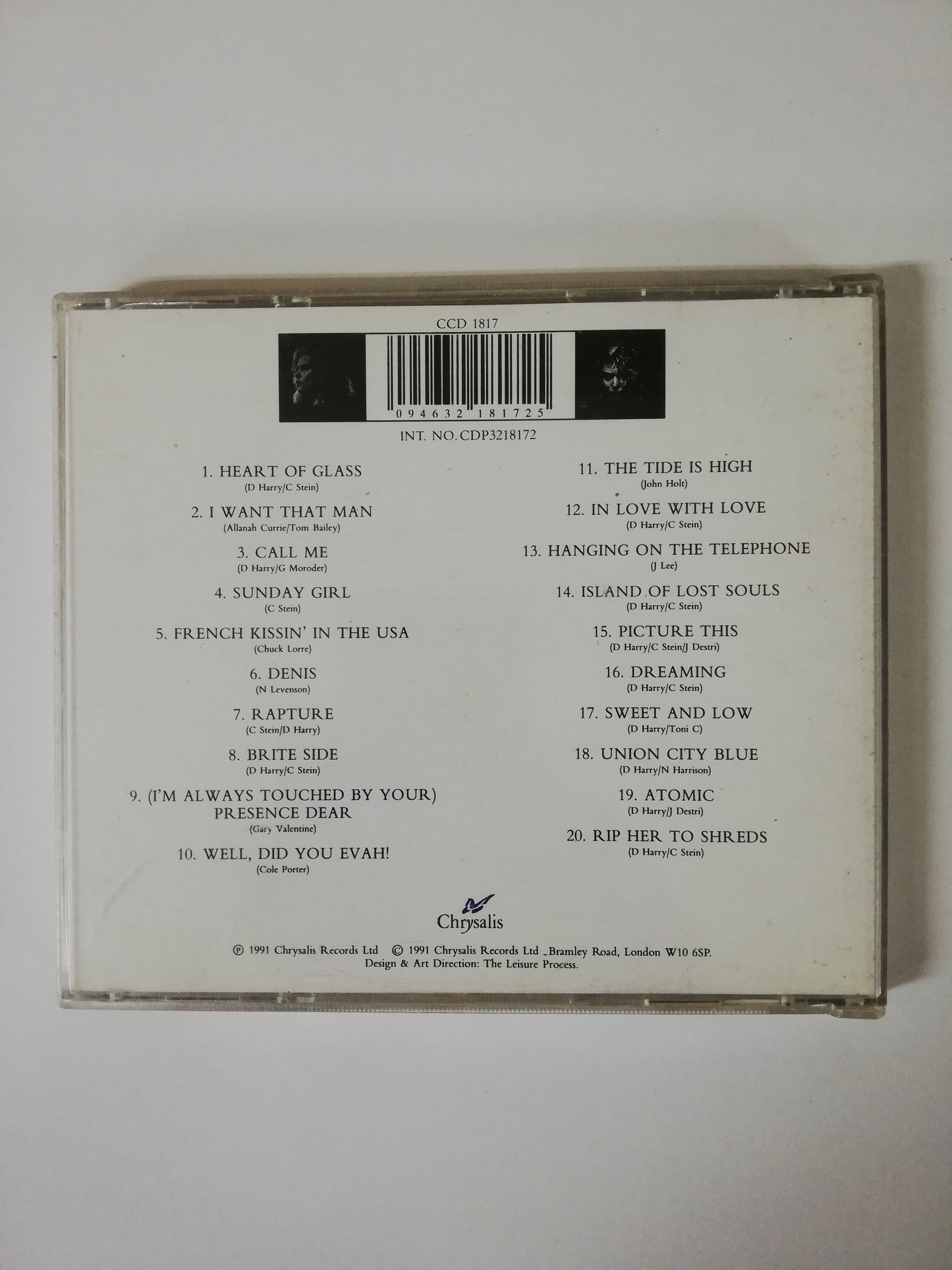 CD BLONDIE - THE COMPLETE PICTURE - THE VERY BEST OF DEBORAH HARRY AND BLONDIE