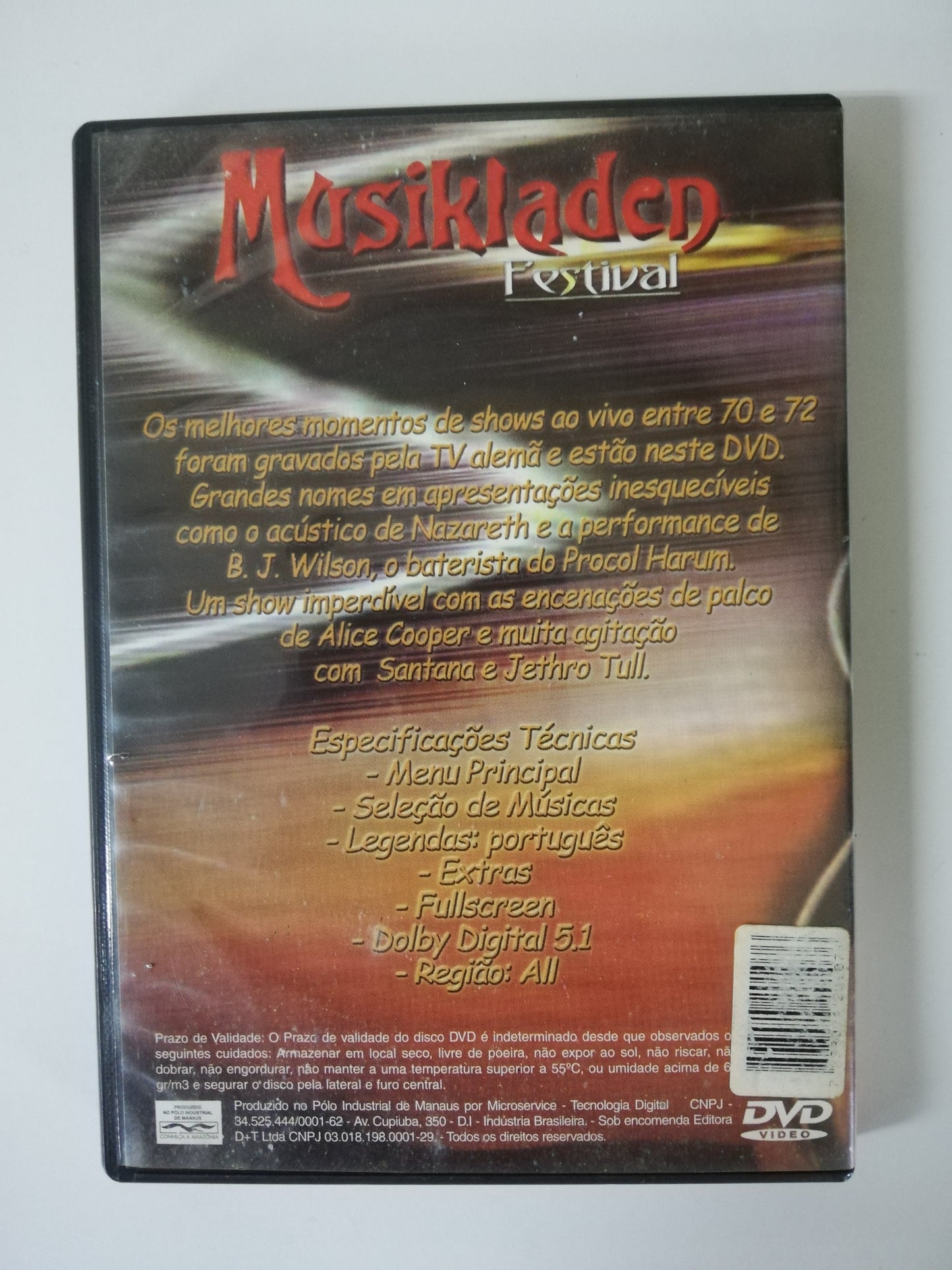 DVD MUSIKLADEN FESTIVAL
