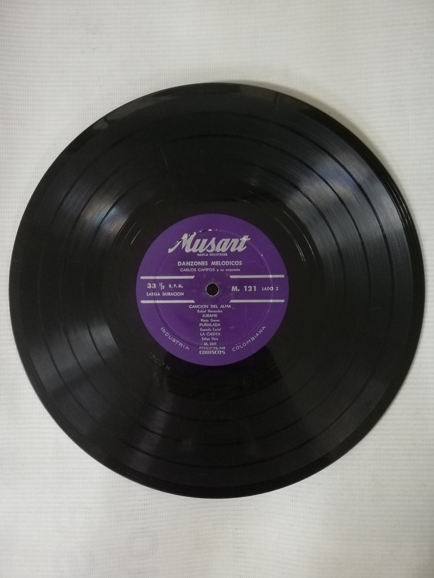 LP CARLOS CAMPOS - DANZONES MELÓDICOS