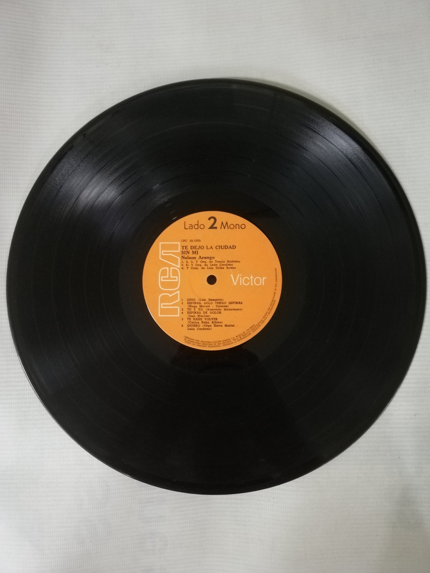 LP NELSON ARANGO - TE DEJO LA CIUDAD SIN MI..!
