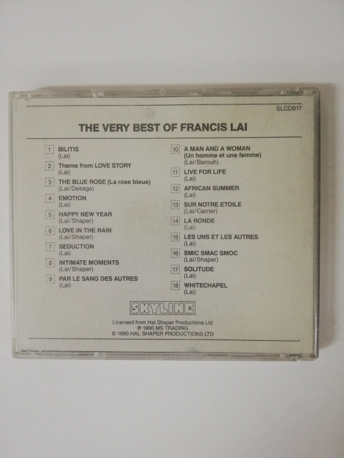 CD FRANCIS LAI - THE VERY BEST OF FRANCIS LAI