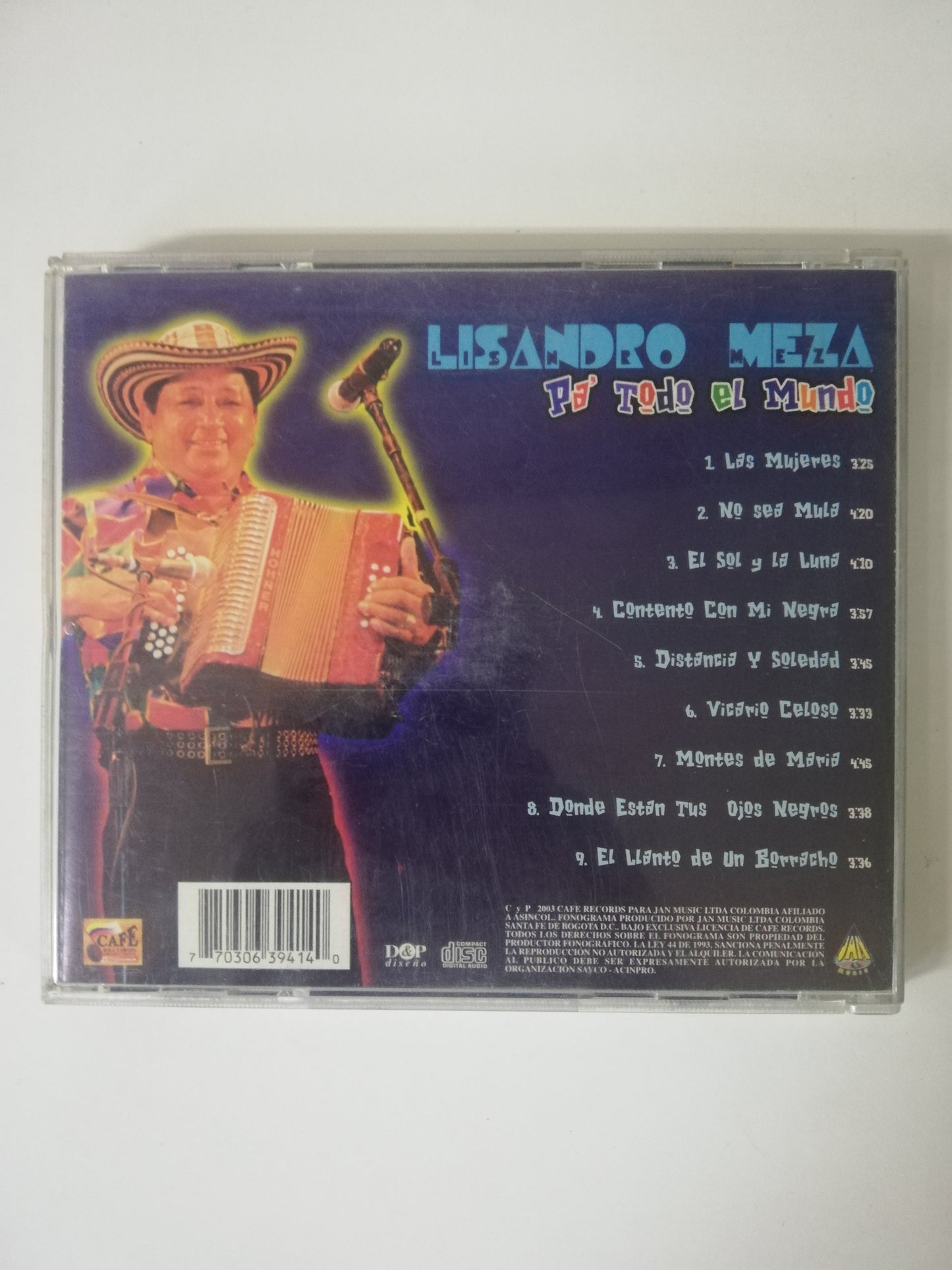 CD LISANDRO MEZA - PA´TODO EL MUNDO