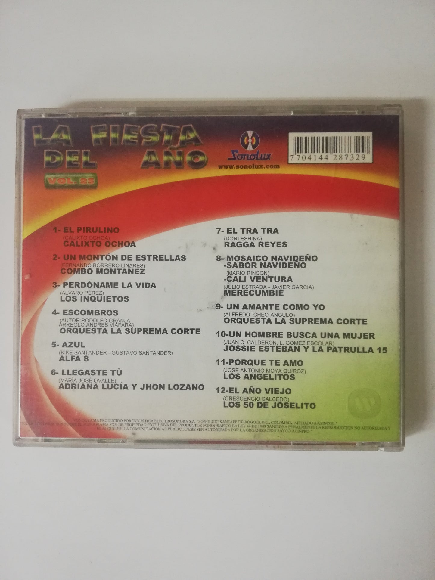 CD LA FIESTA DEL AÑO - LA FIESTA DEL AÑO VOL. 23 - CD 1