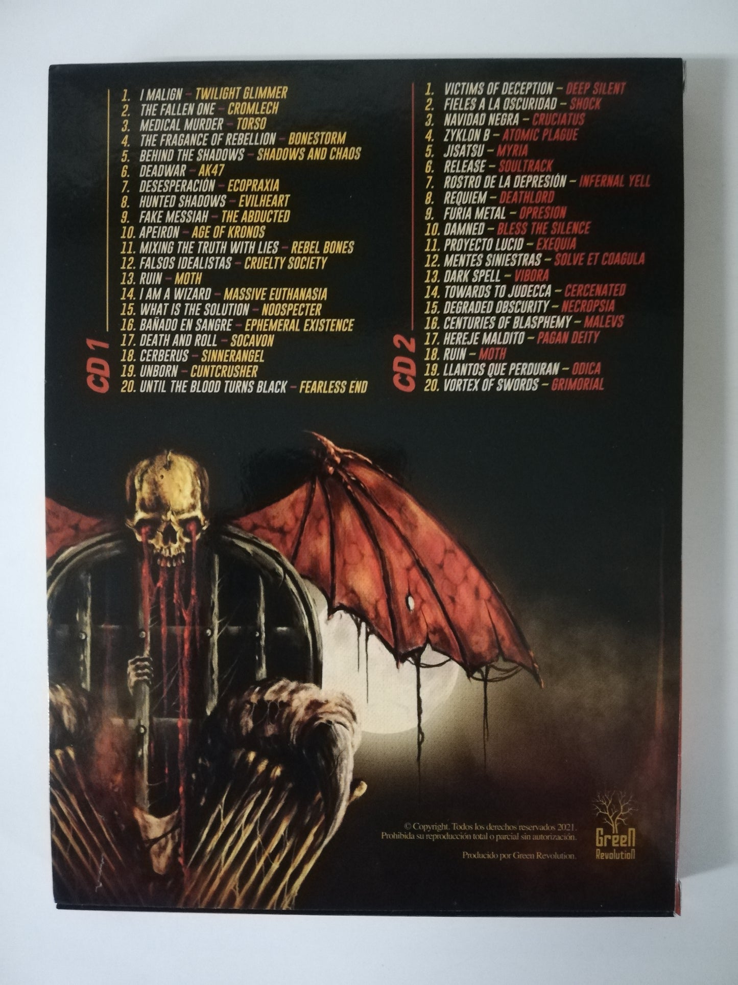 CD TRUE METAL SUBVERSION - X COMMEMORATION EDITION - CD X 2