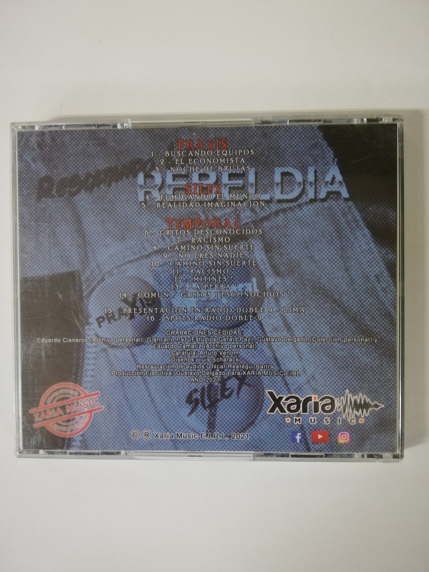 CD PRAXIS / SILEX / TEMPORAL - RESCANTANDO LA REBELDIA