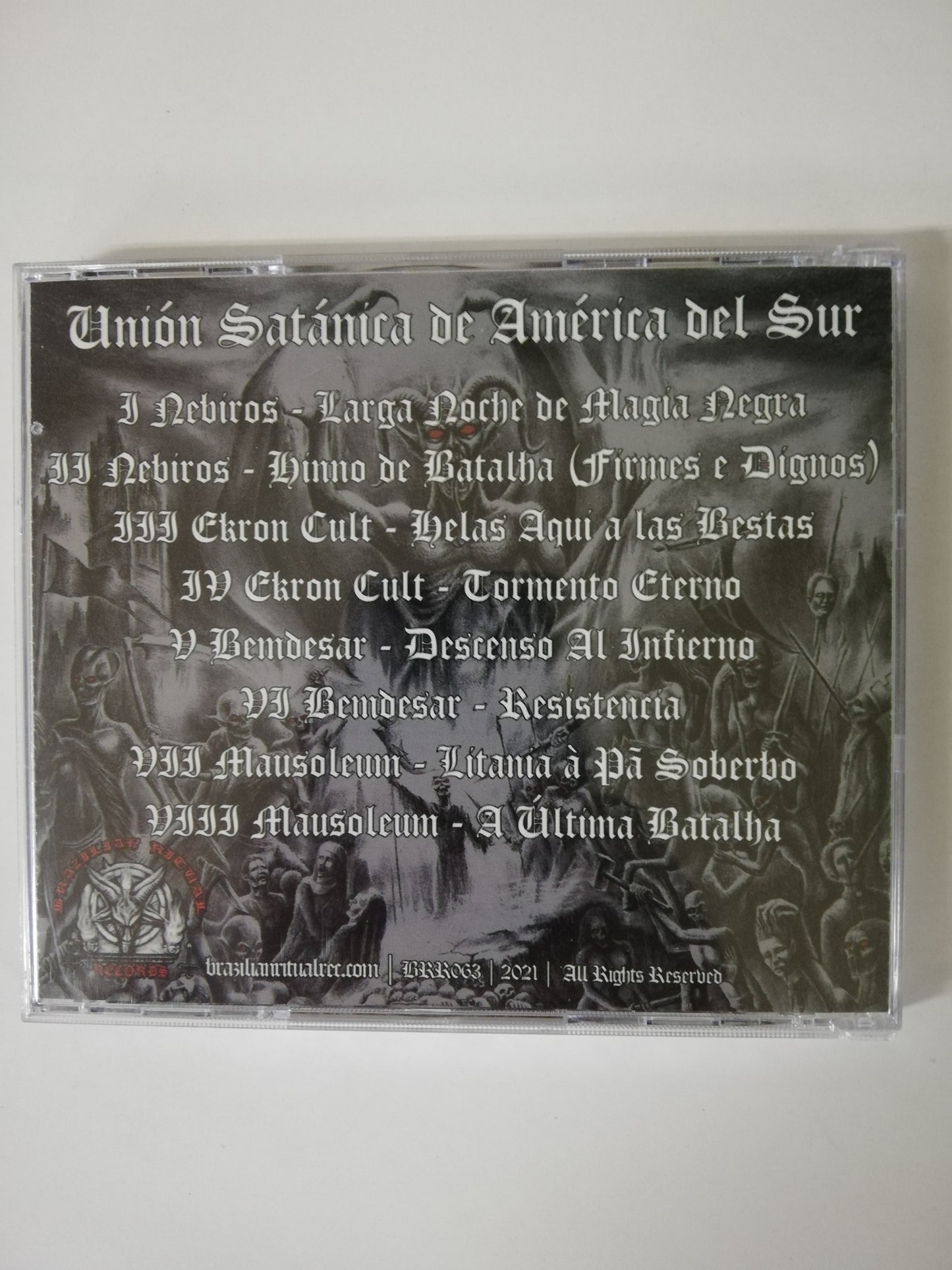 CD UNION SATÁNICA DE AMERICA DEL SUR - METAL COMPILATION