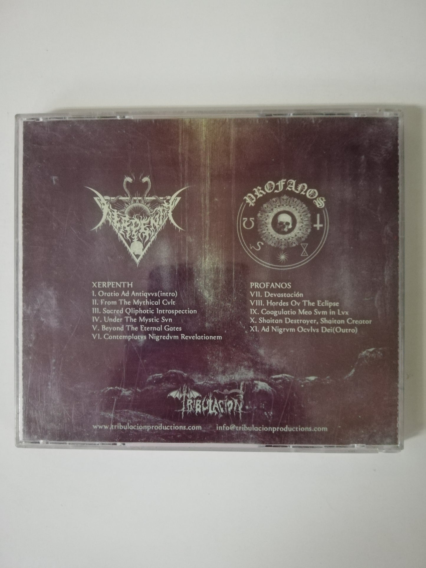 CD XERPENTH / PROFANOS - CONTEMPLATVS NIGREDVM REVELATIONEM